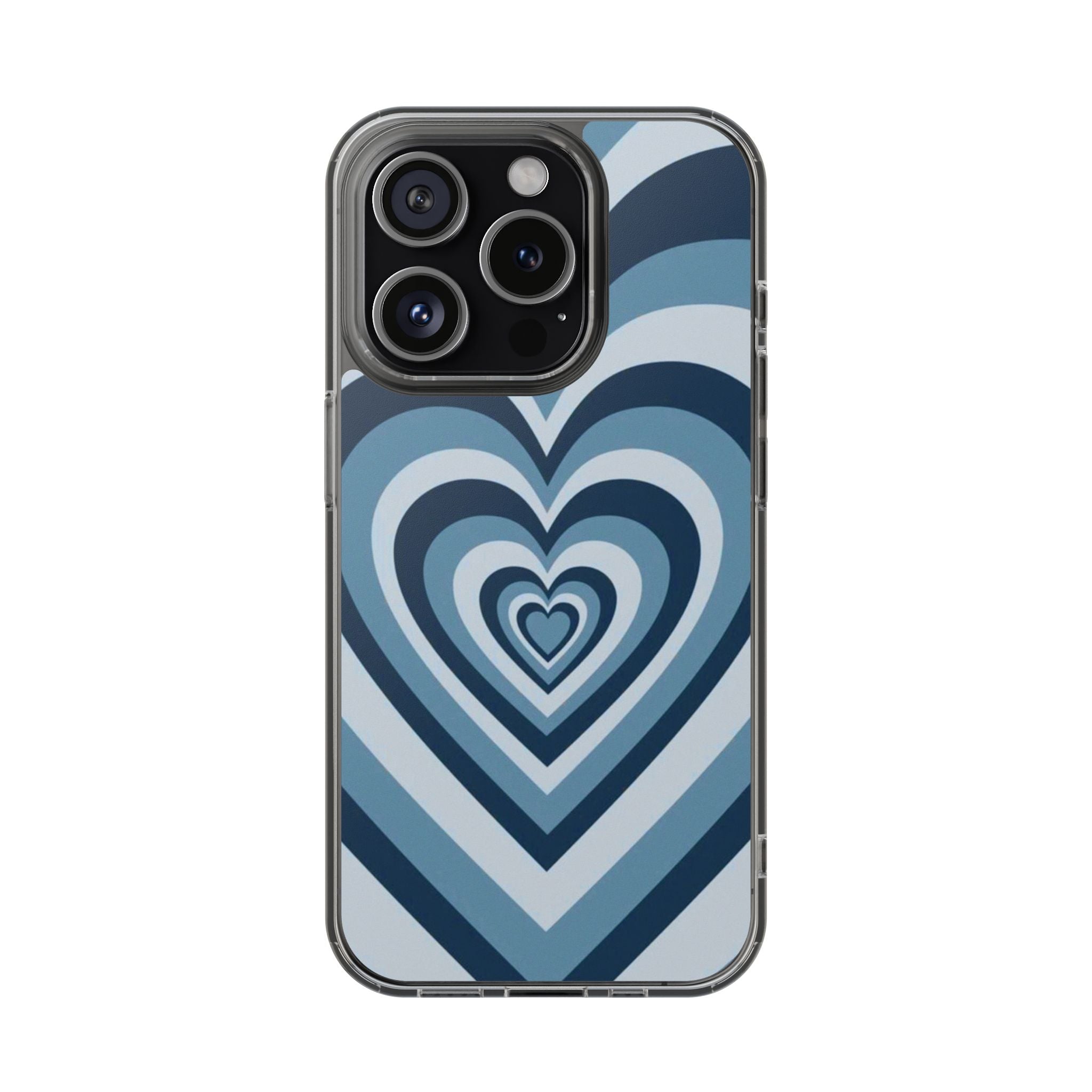 Y2K Blue Heart Phone Case