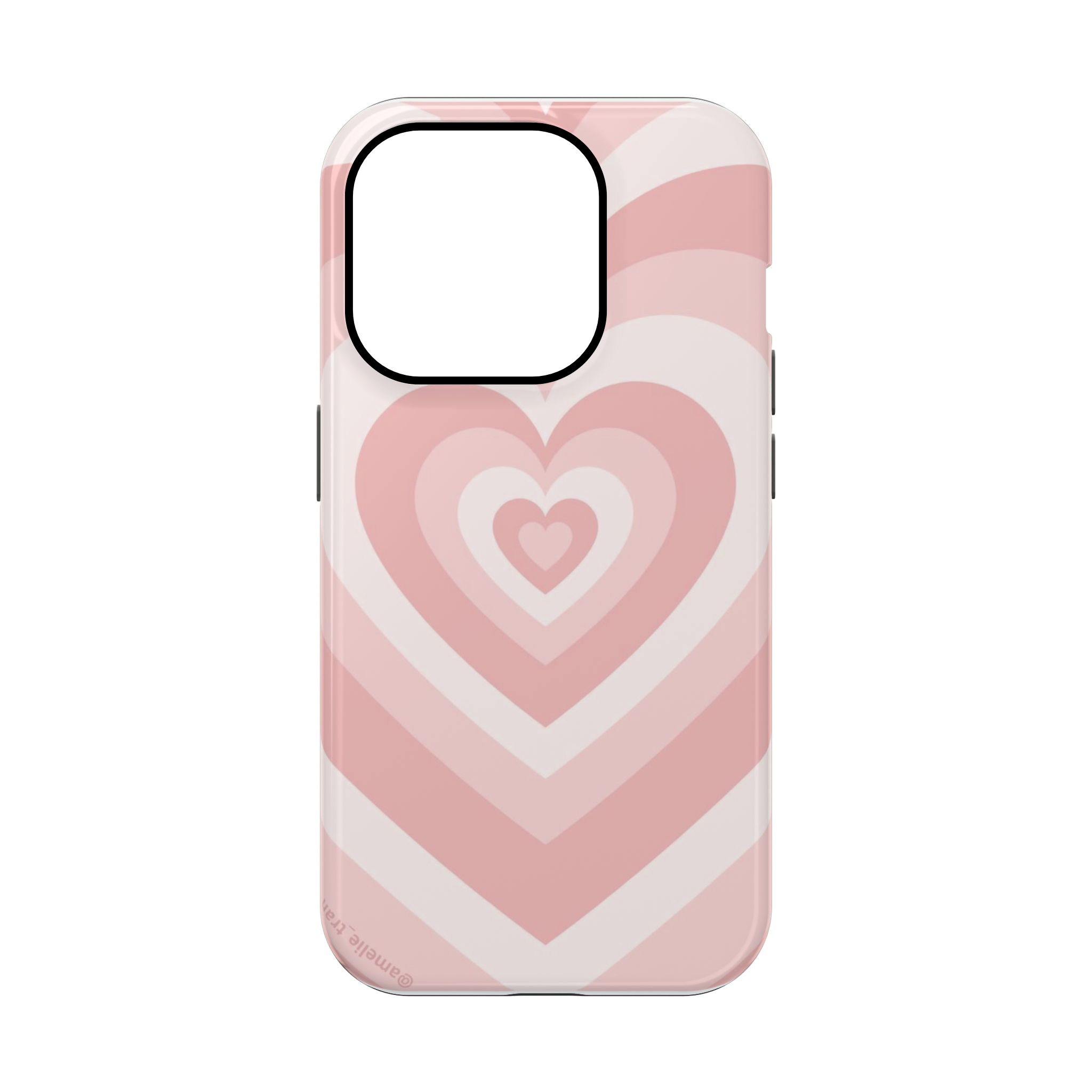 Y2K Pink Hearts Phone Case