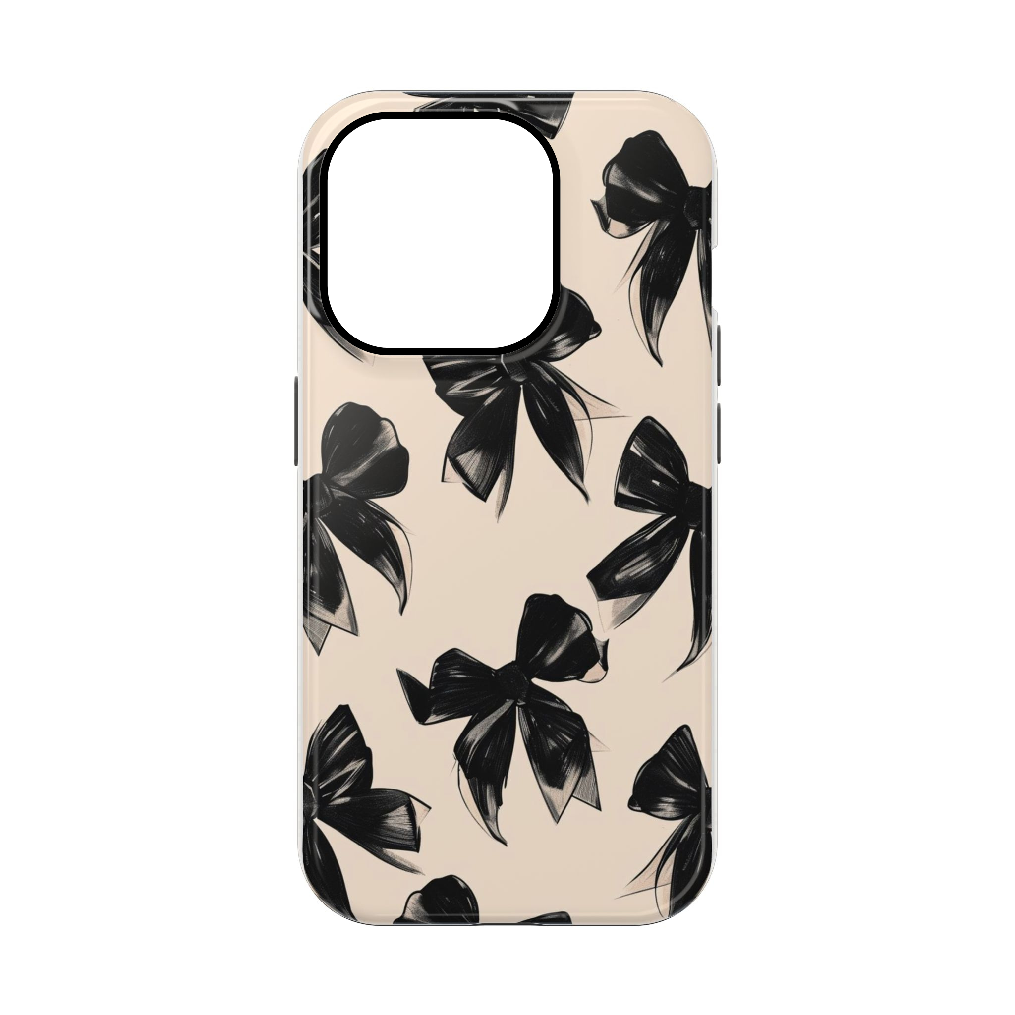 Black Bows Phone Case