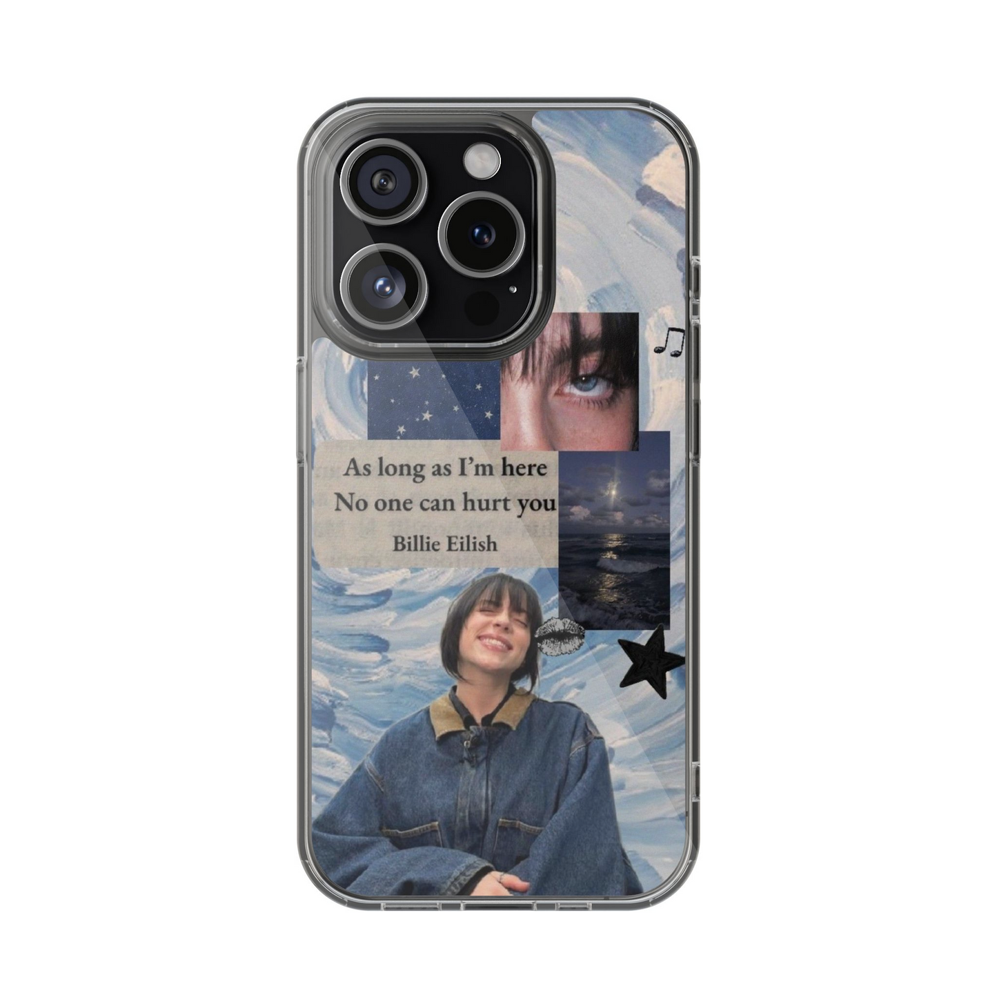 Bilie's Blue Aesthetic Phone Case | Two