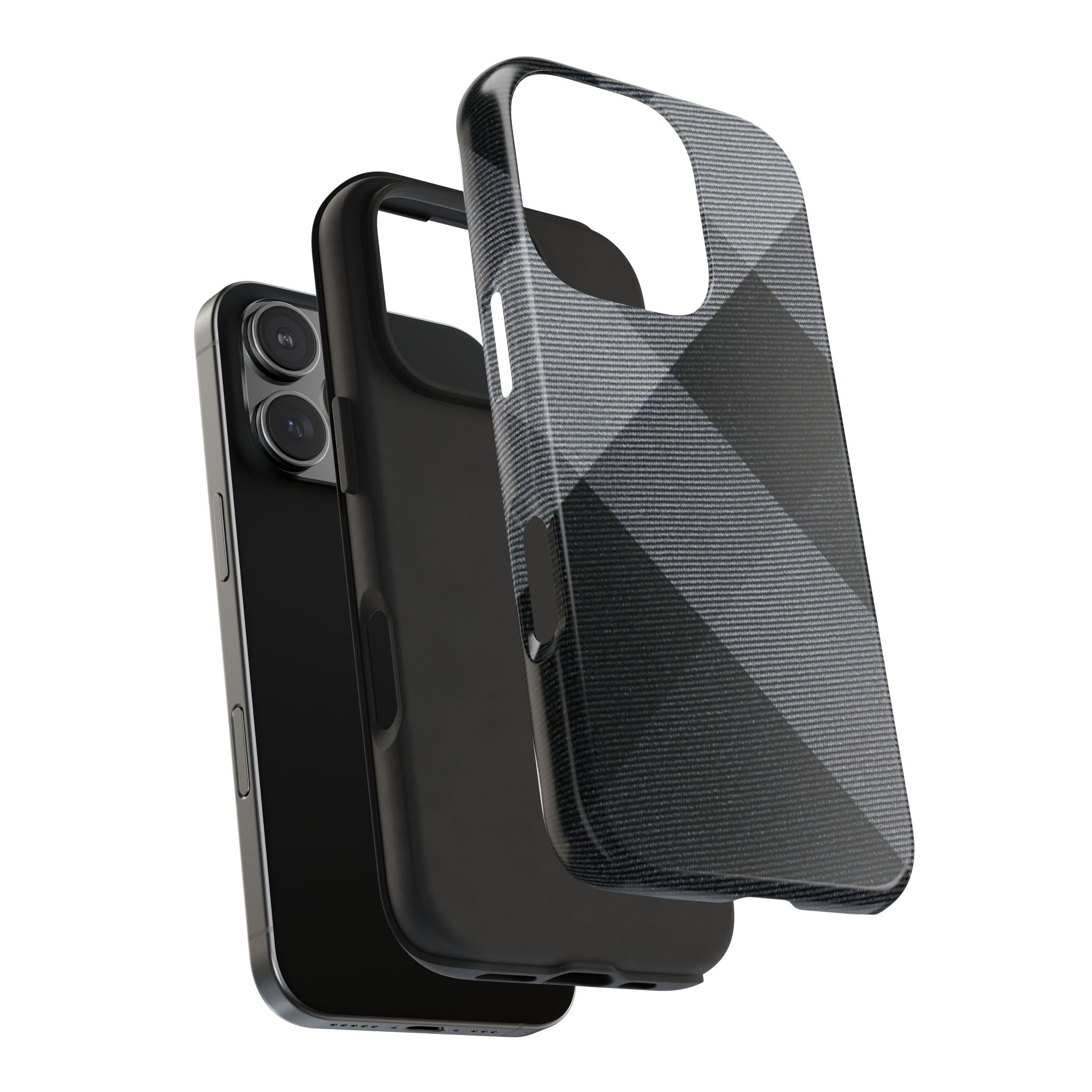 Black and White Armoured Phone Case