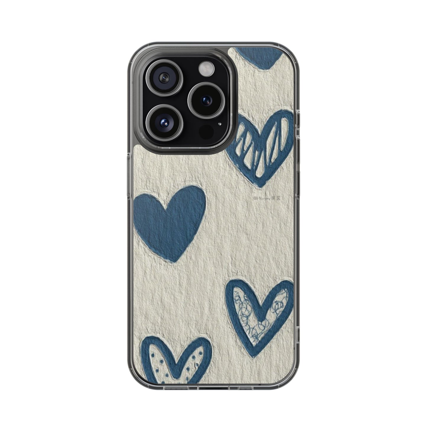 Blue Hearts Phone Case