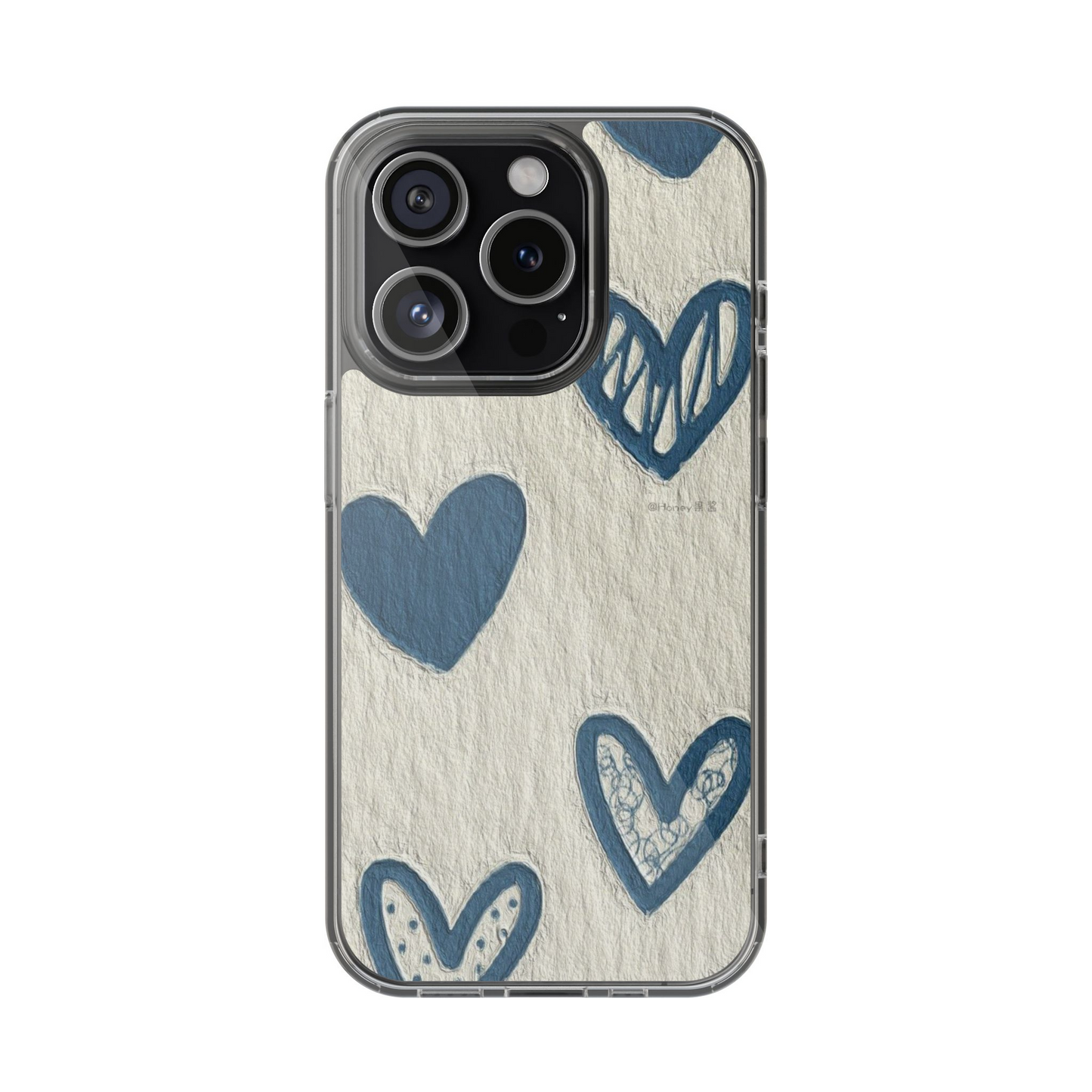 Blue Hearts Phone Case