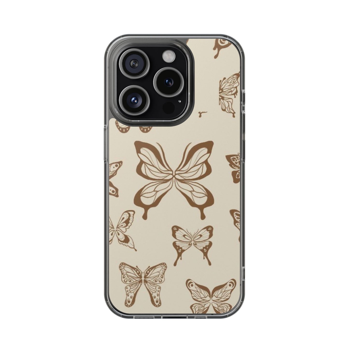 Brown Butterfly Phone Case