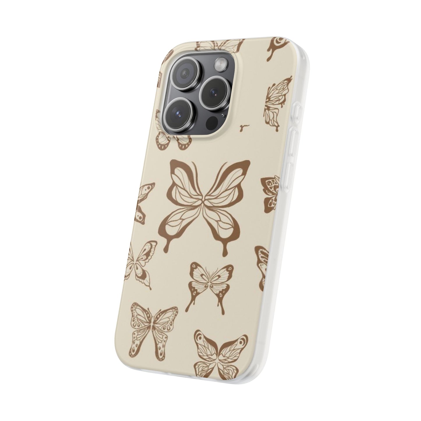 Brown Butterfly Phone Case