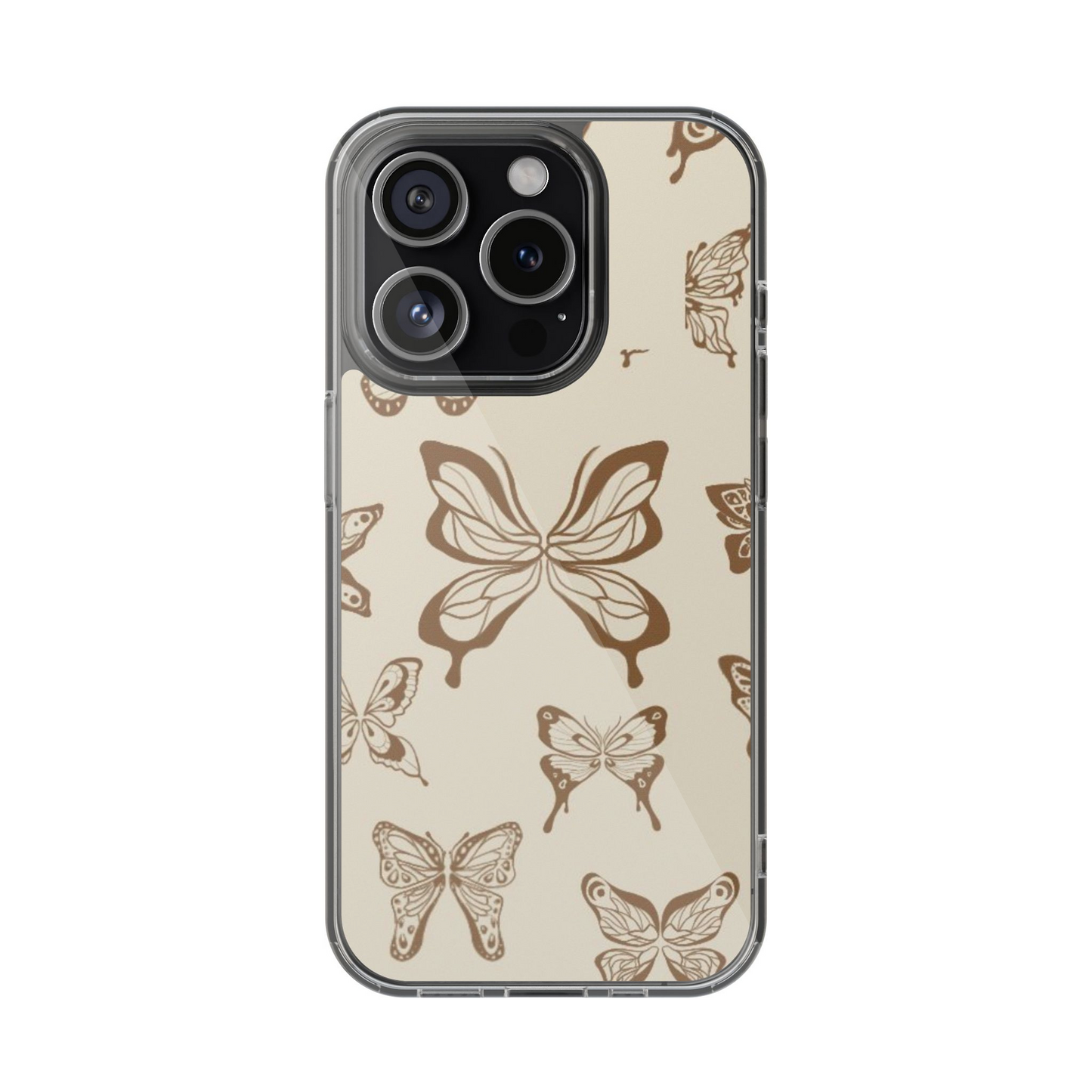 Brown Butterfly Phone Case