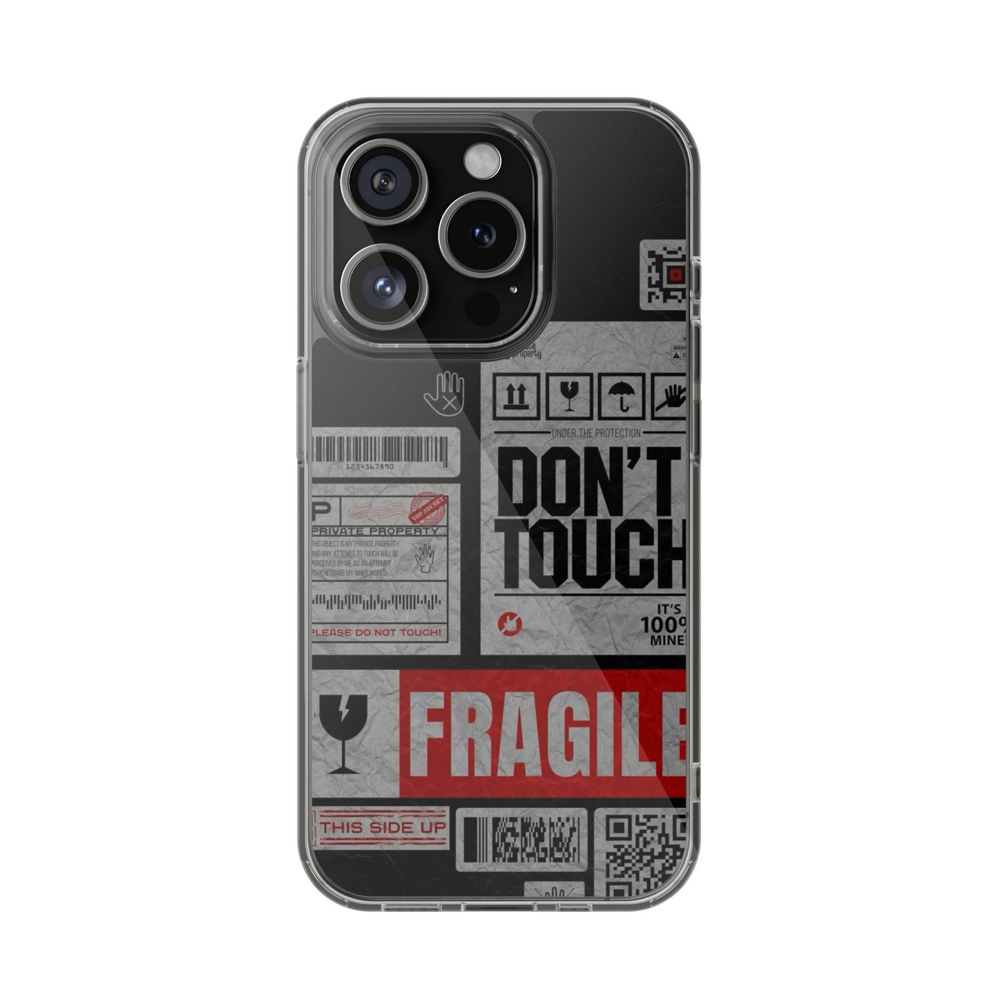 Fragile Do Not Touch Phone Case
