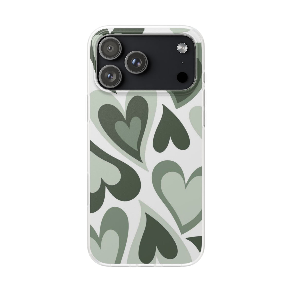 Y2K Greyish Love Phone Case