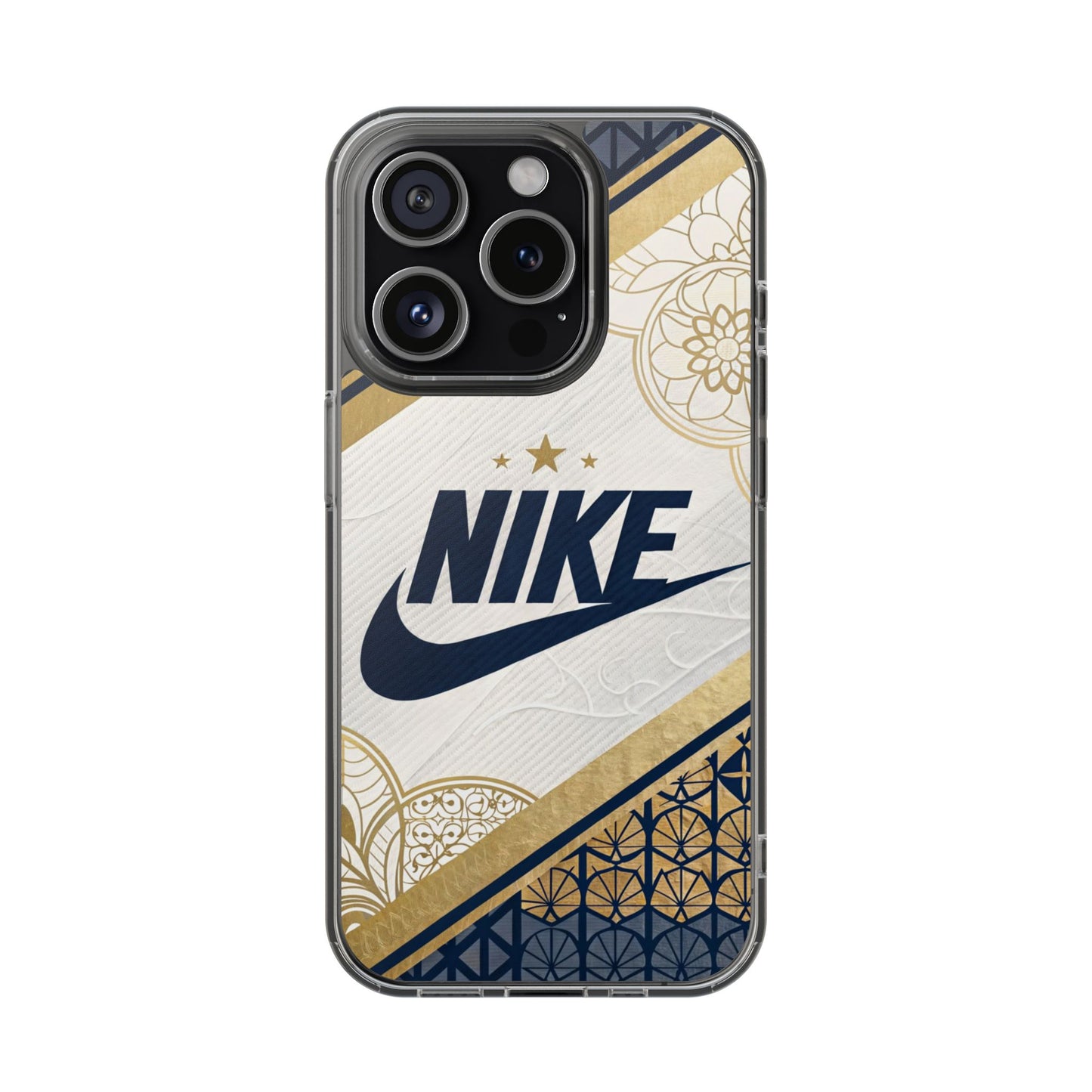 Nike Blue and Gold Logo Phone Case