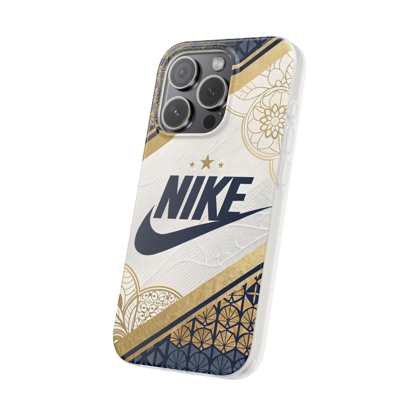 Nike Blue and Gold Logo Phone Case