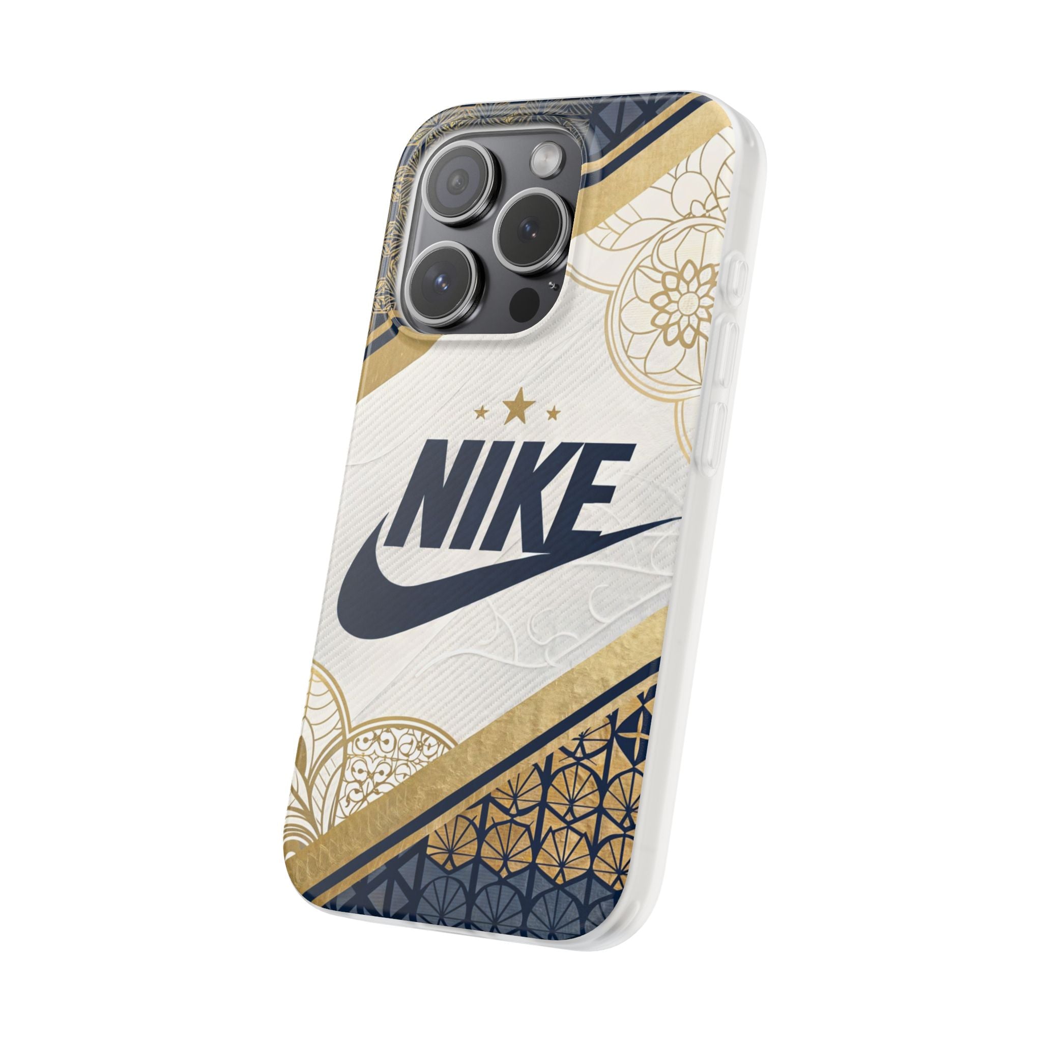 Nike Blue and Gold Logo Phone Case
