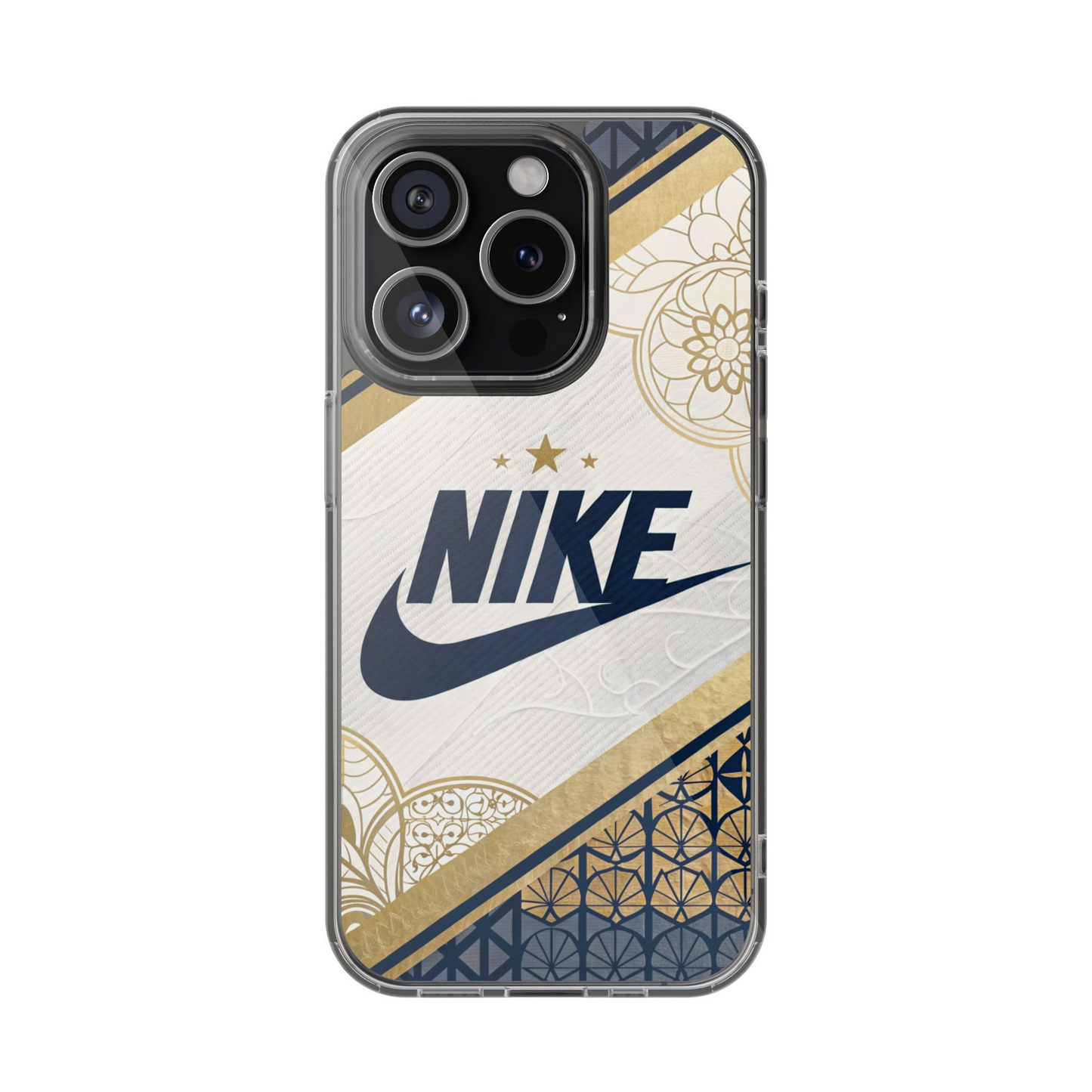 Nike Blue and Gold Logo Phone Case