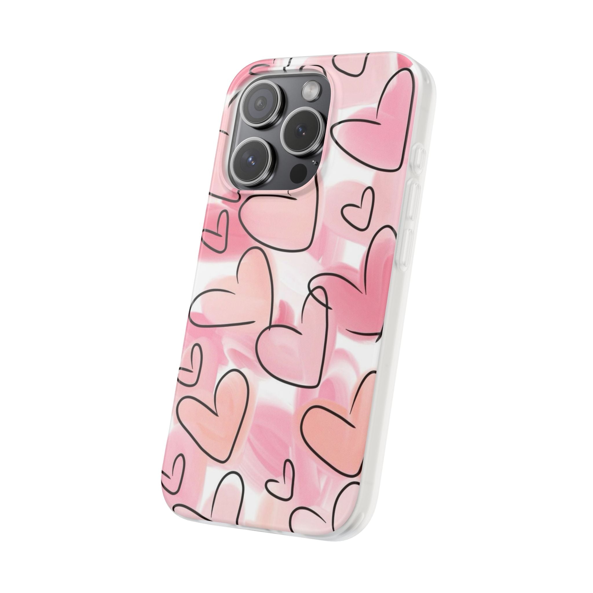 Pink Hearts Phone Case