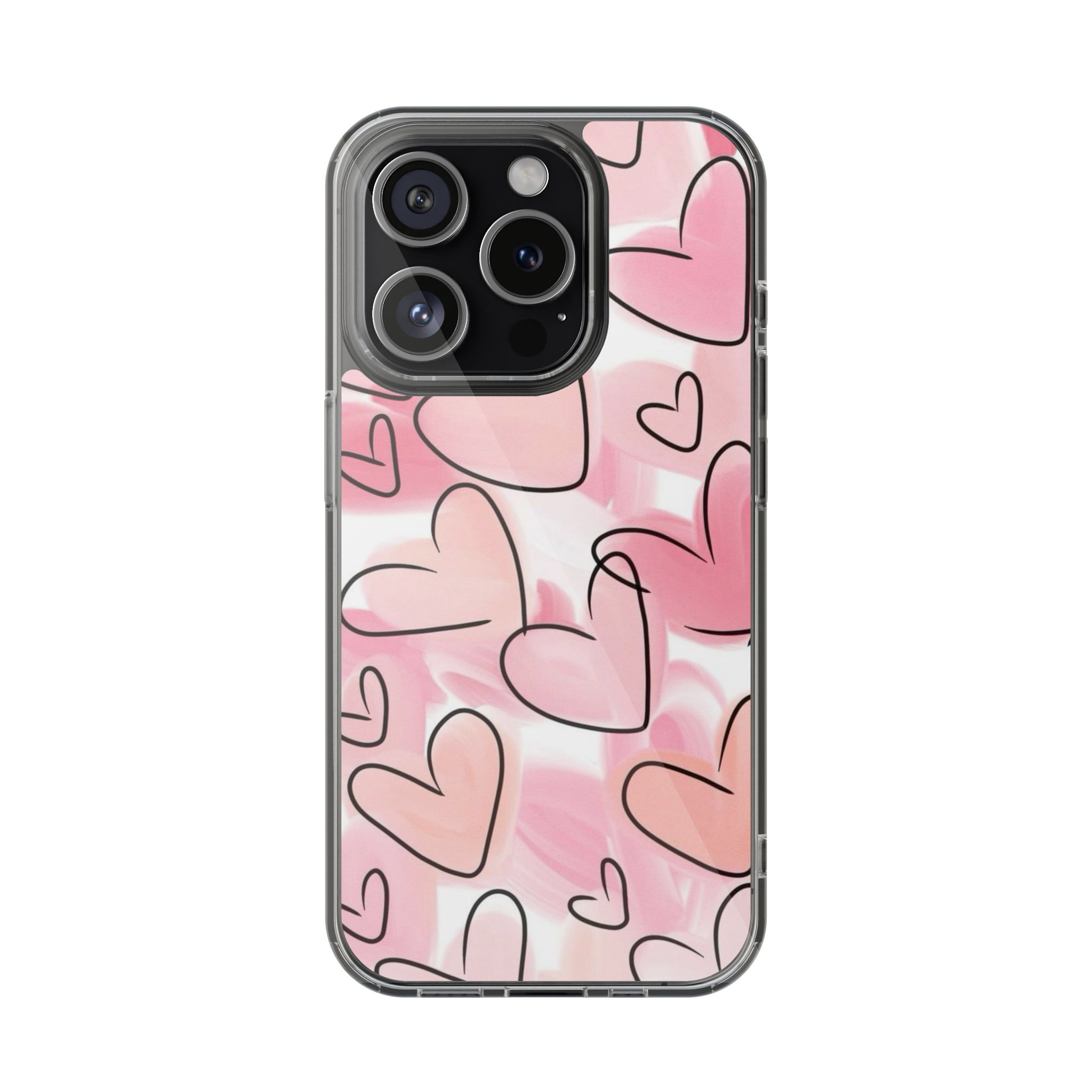 Pink Hearts Phone Case