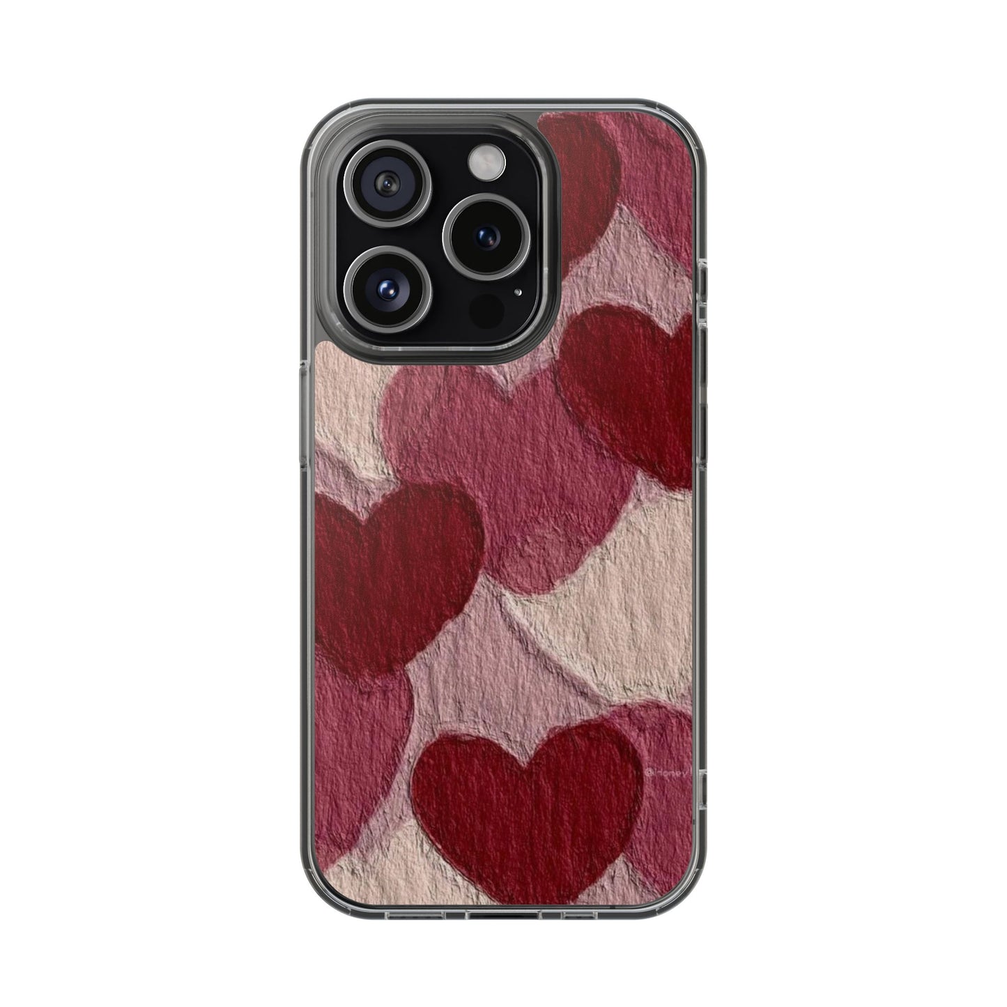 Pink Hearts Phone Case | Two