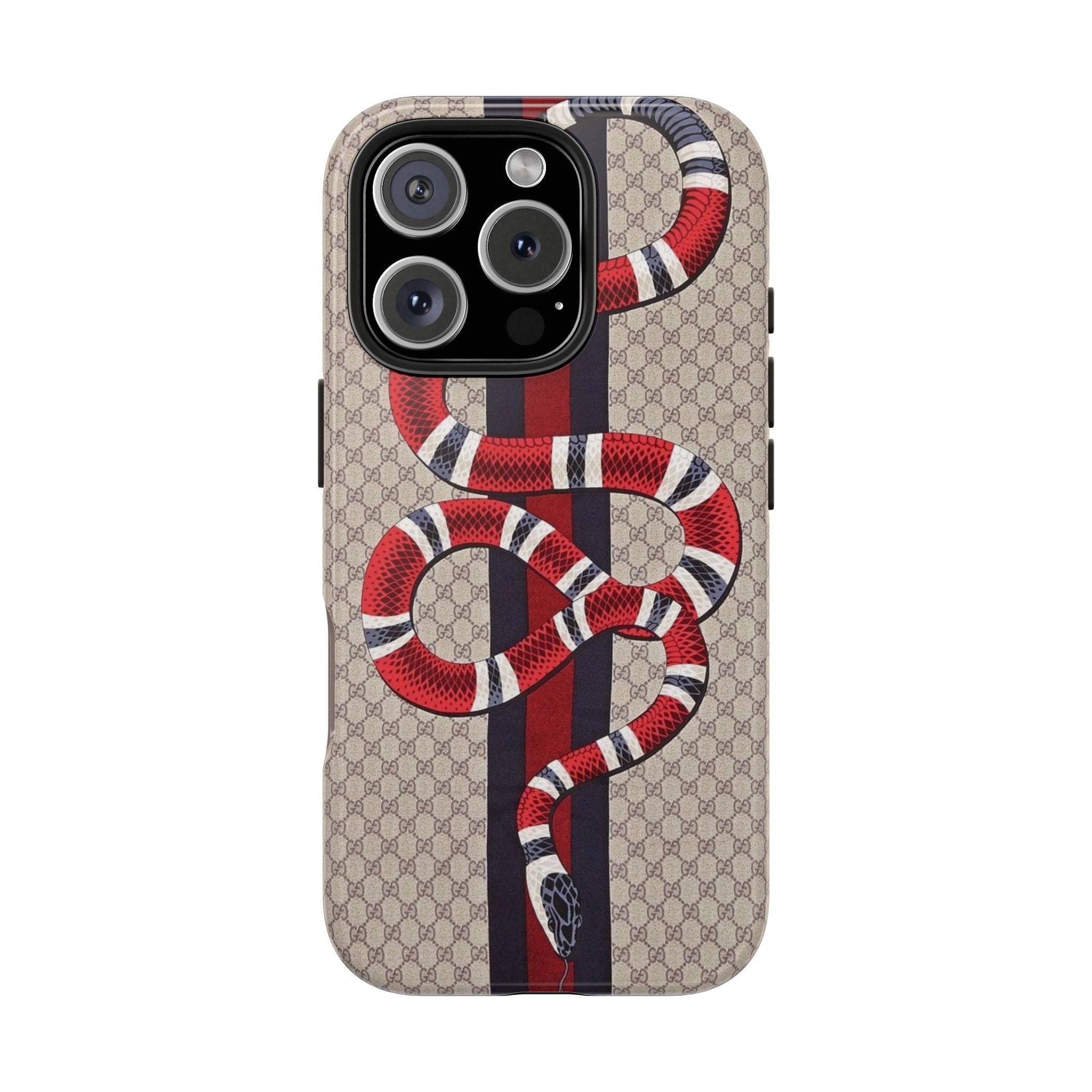 Snake Patternd Armoured Phone Case