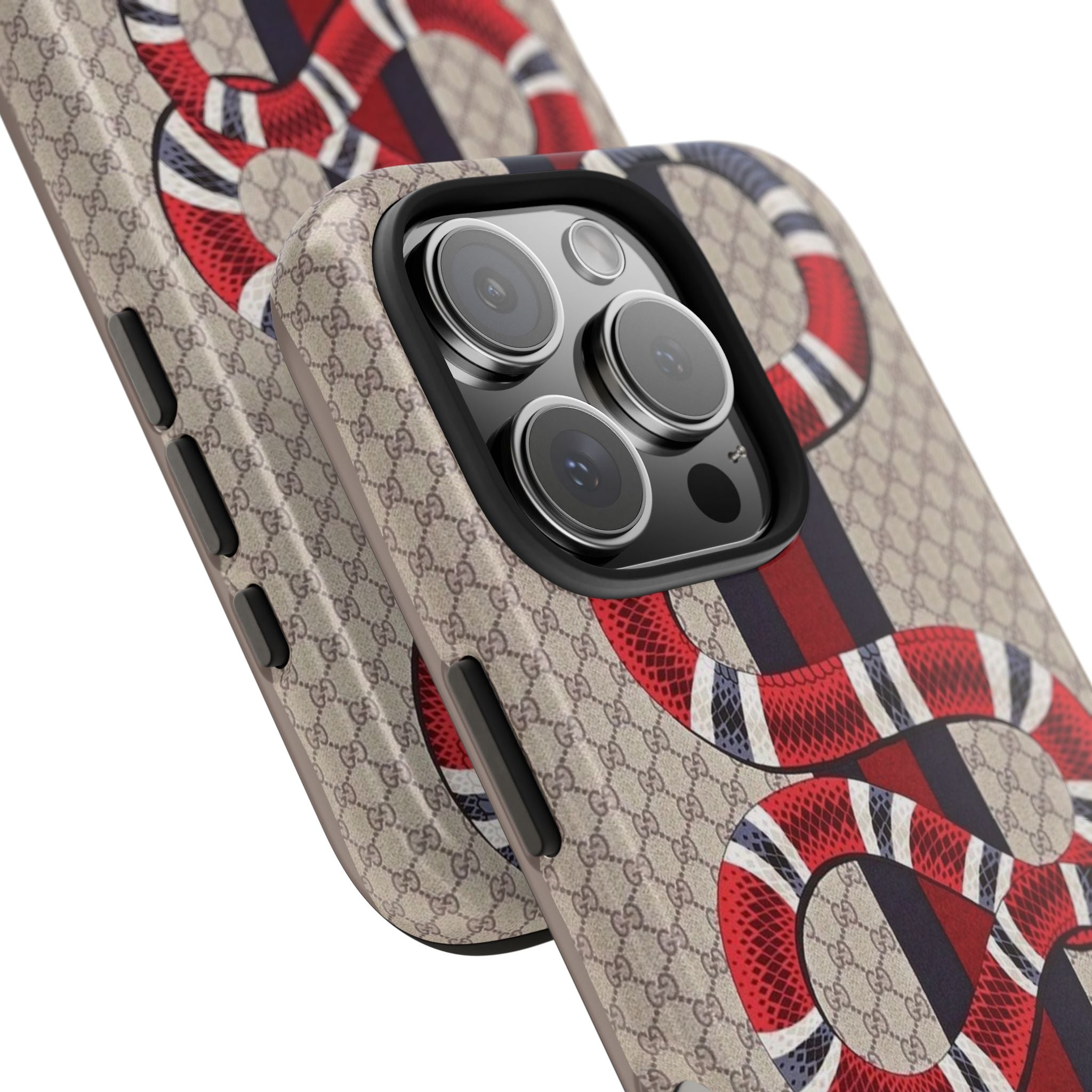 Snake Patternd Armoured Phone Case