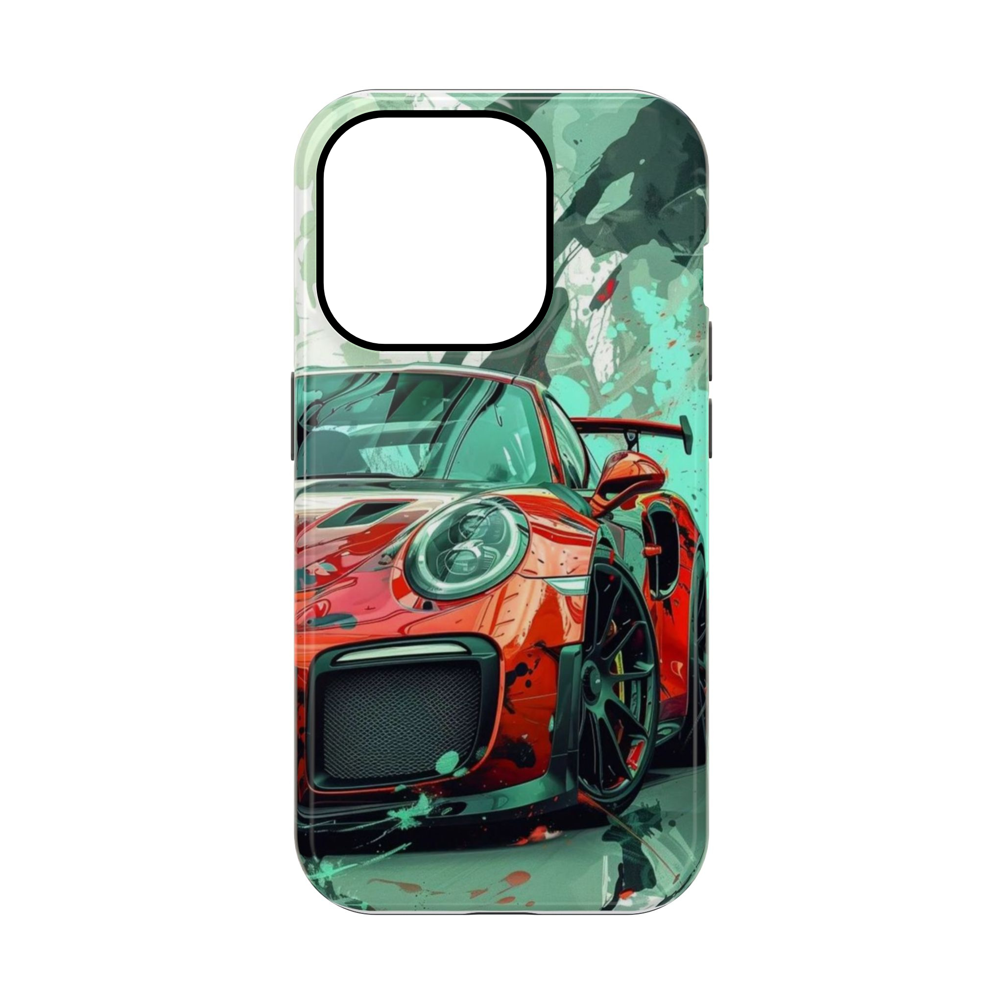 Red Race car phone Case