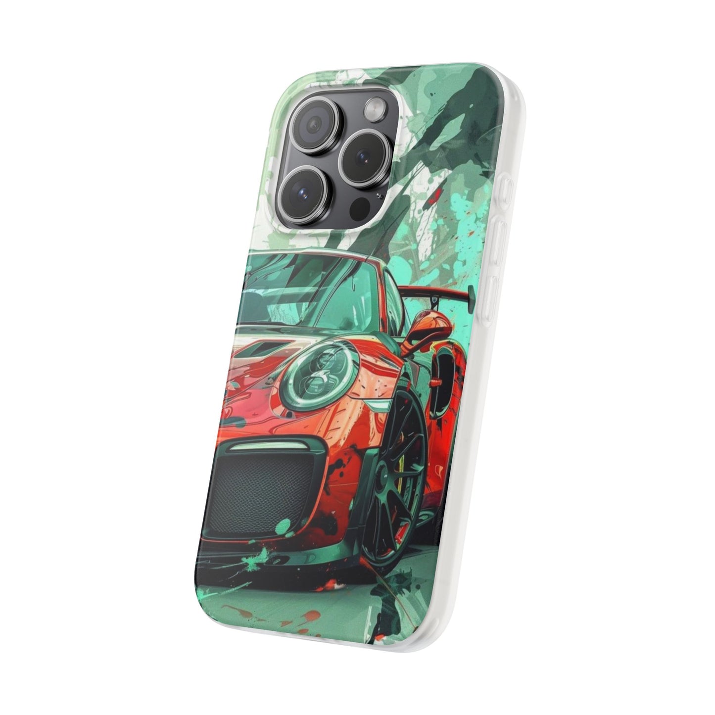 Red Race car phone Case