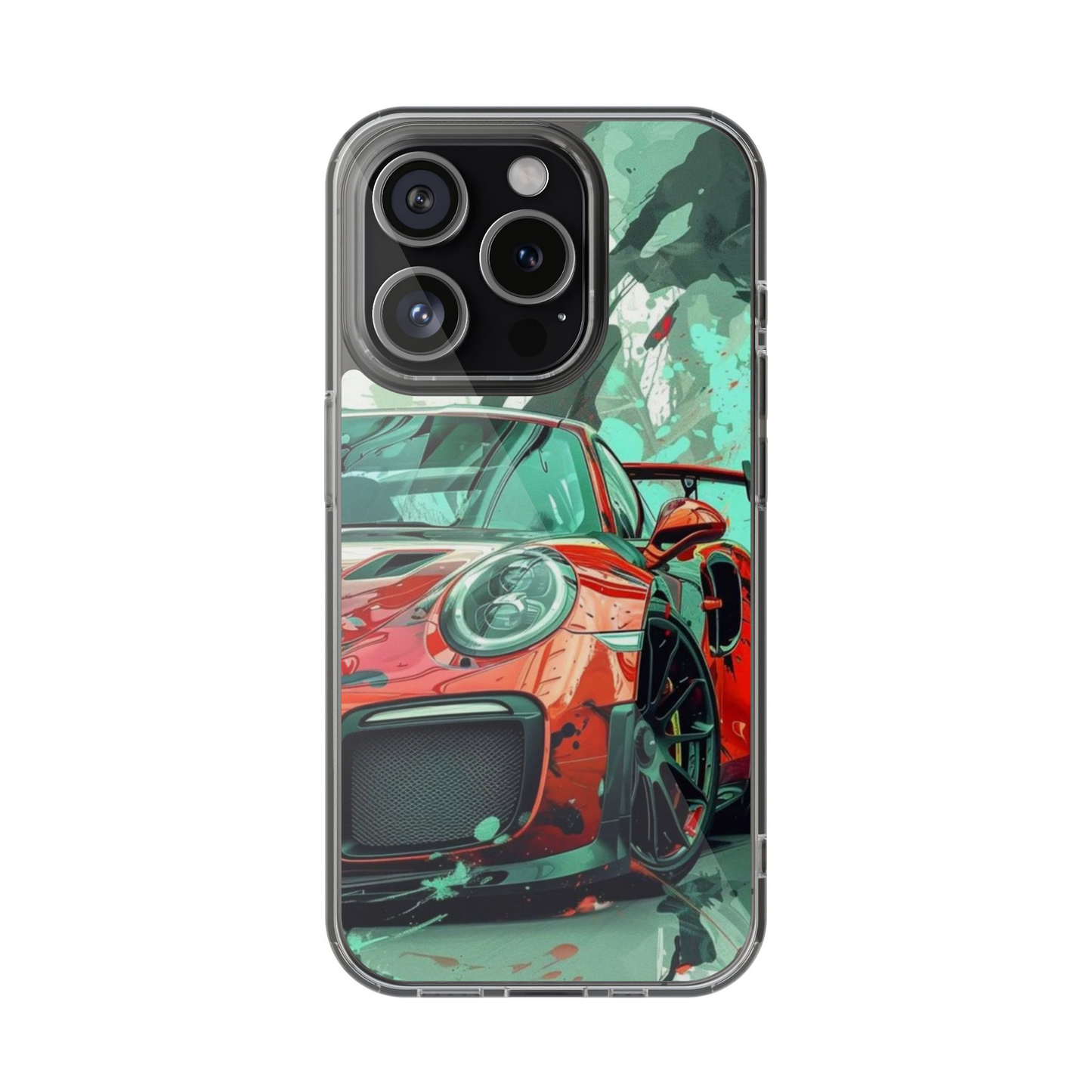 Red Race car phone Case