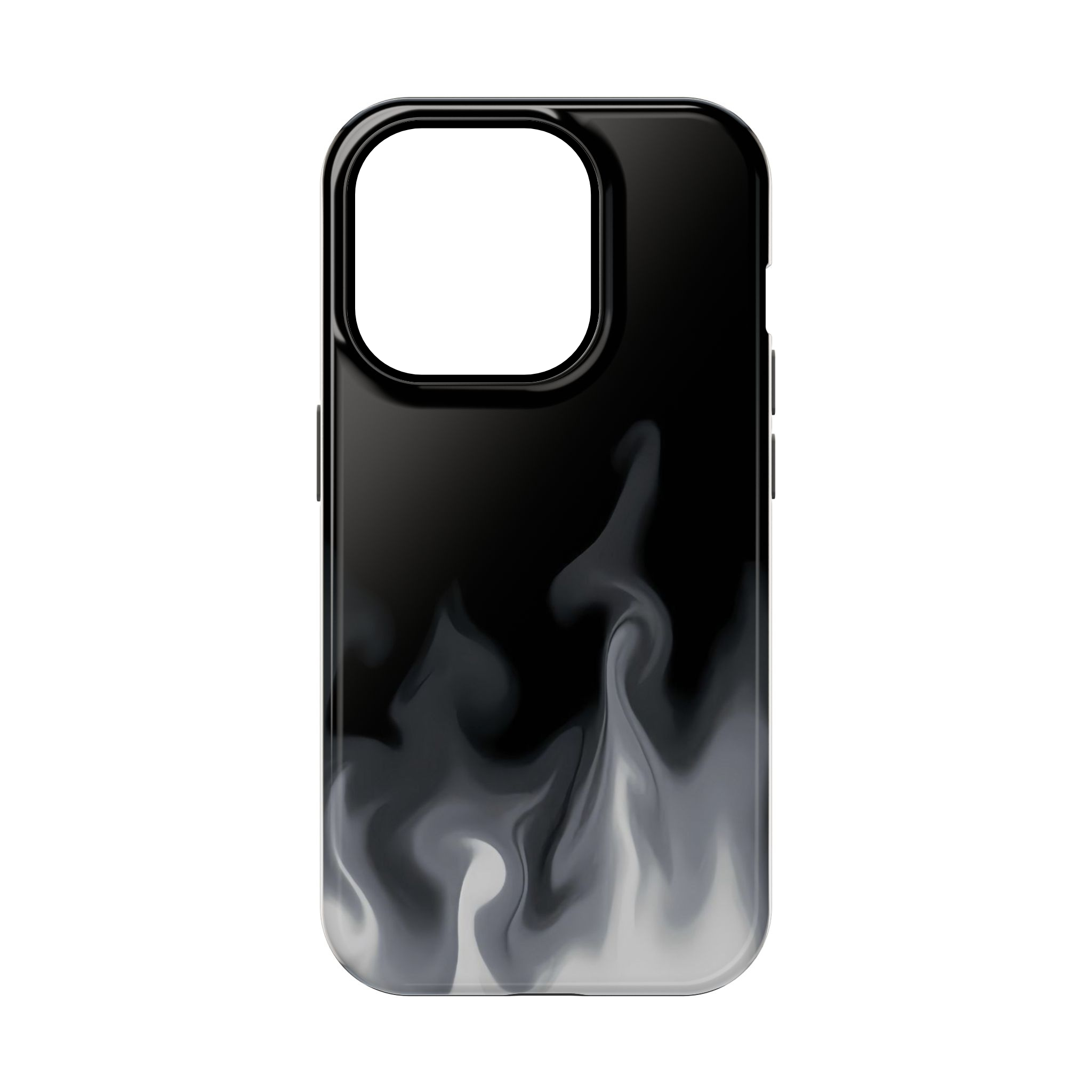 Smokey Grey Flames Phone Case