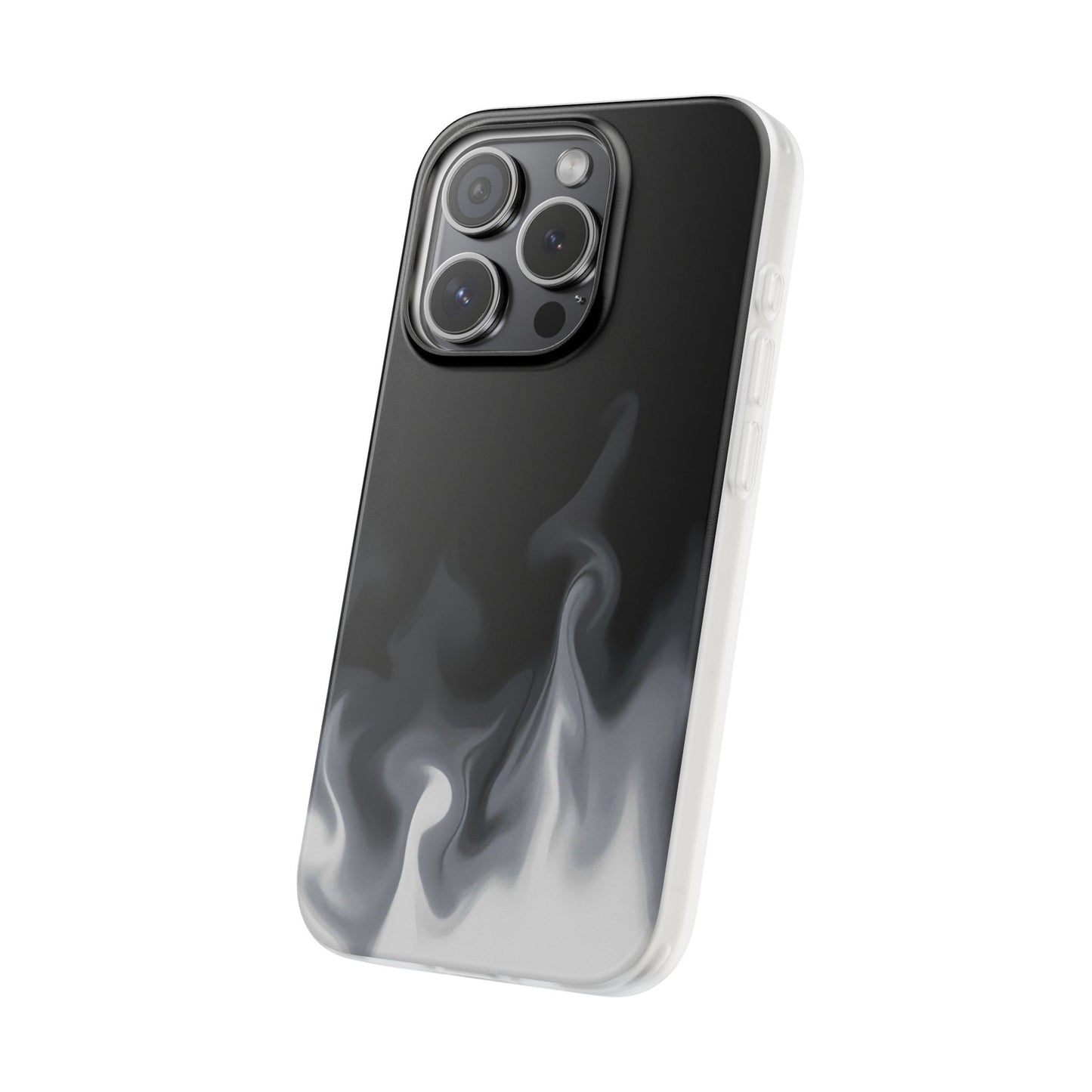 Smokey Grey Flames Phone Case