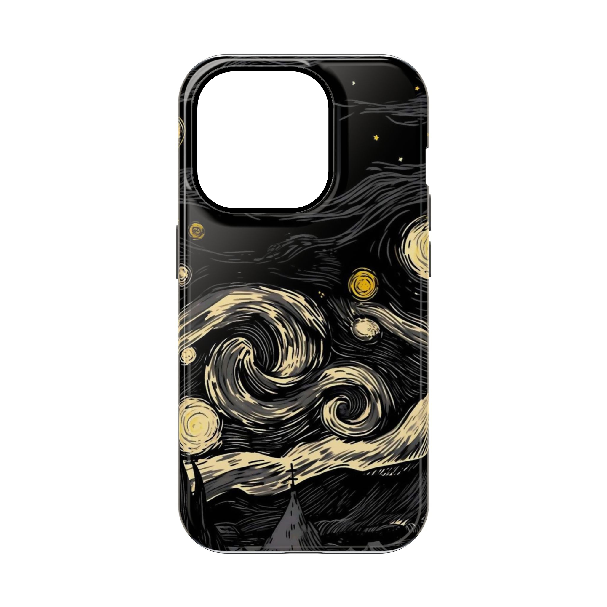Vangogh's Black Night Phone Case