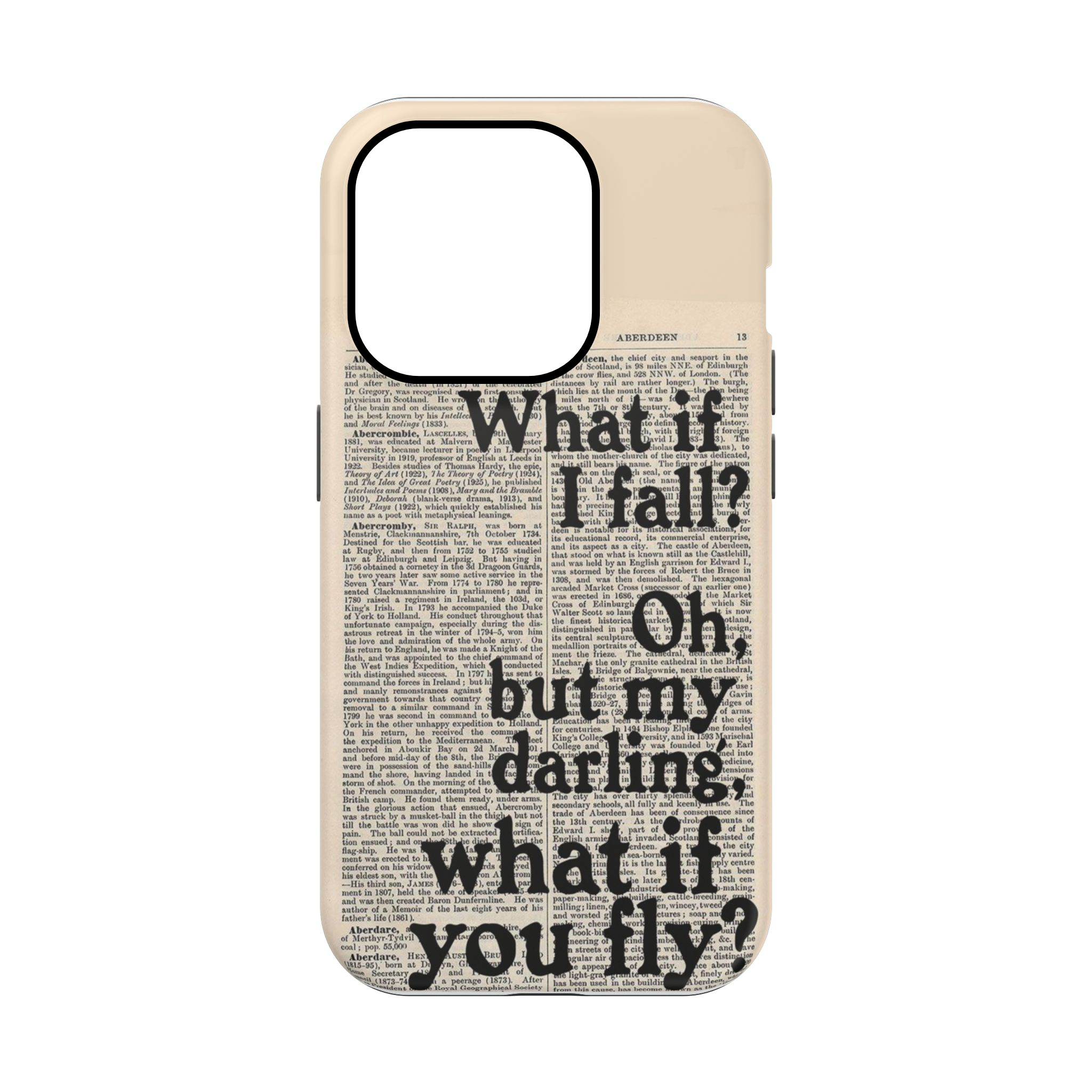 What If You Fly Phone Case