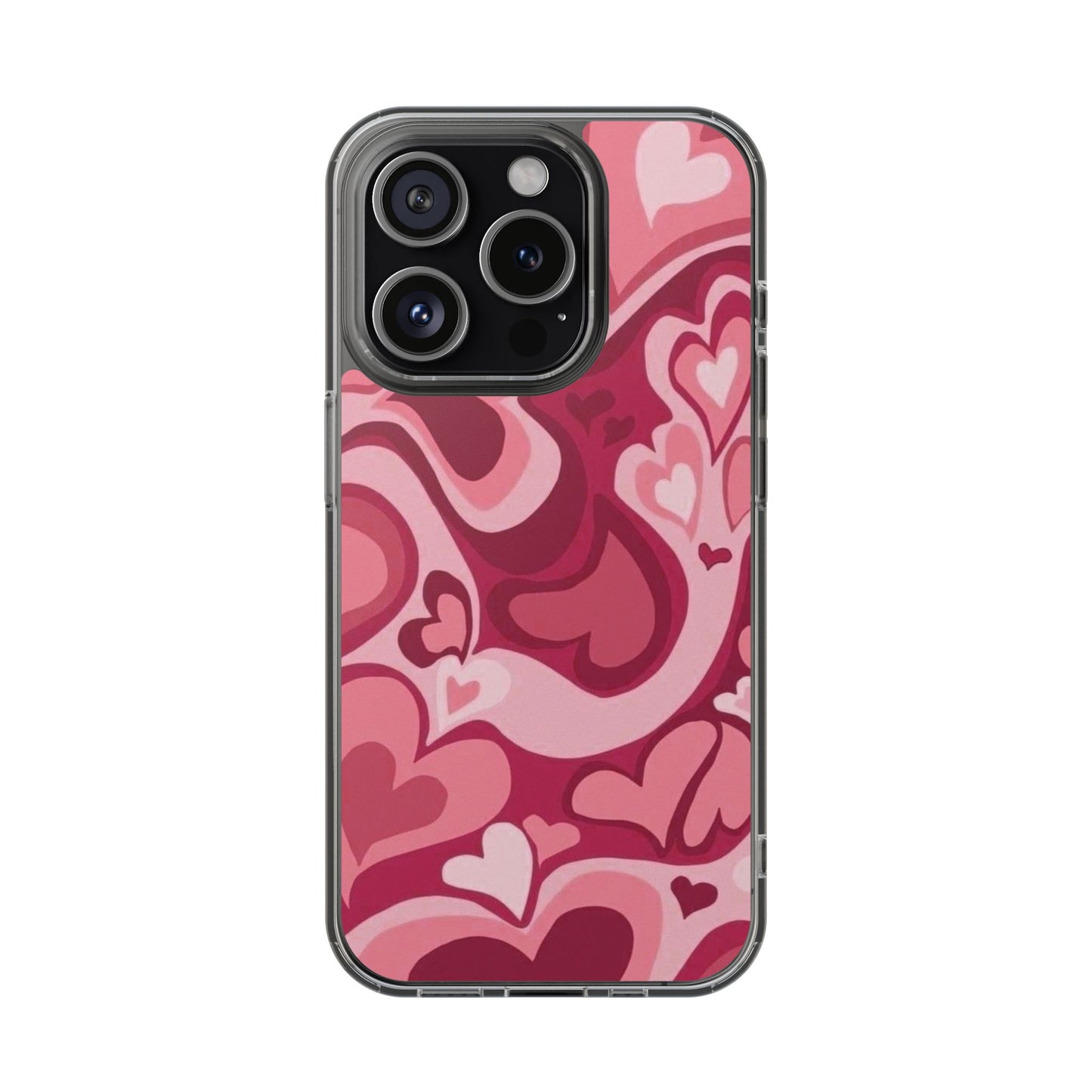 Y2K Meltdown Hearts Phone Case