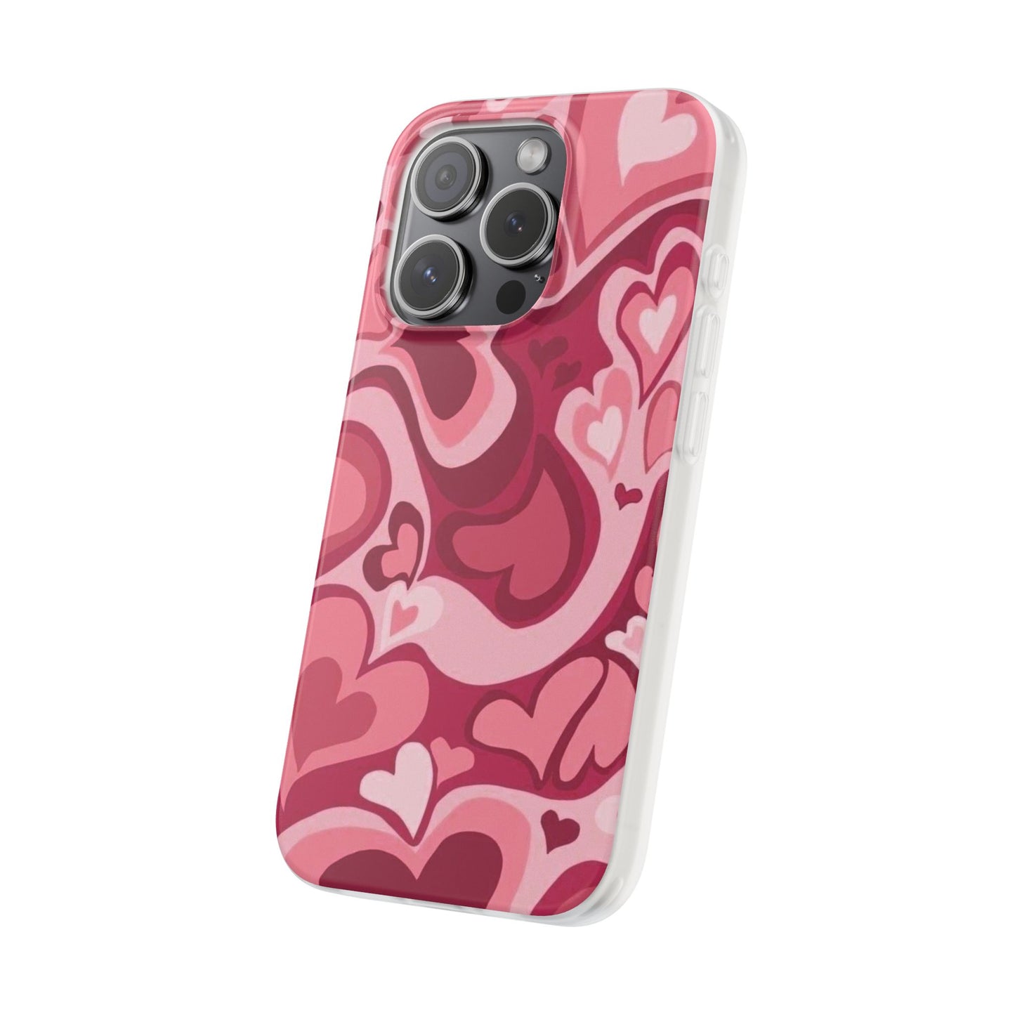 Y2K Meltdown Hearts Phone Case