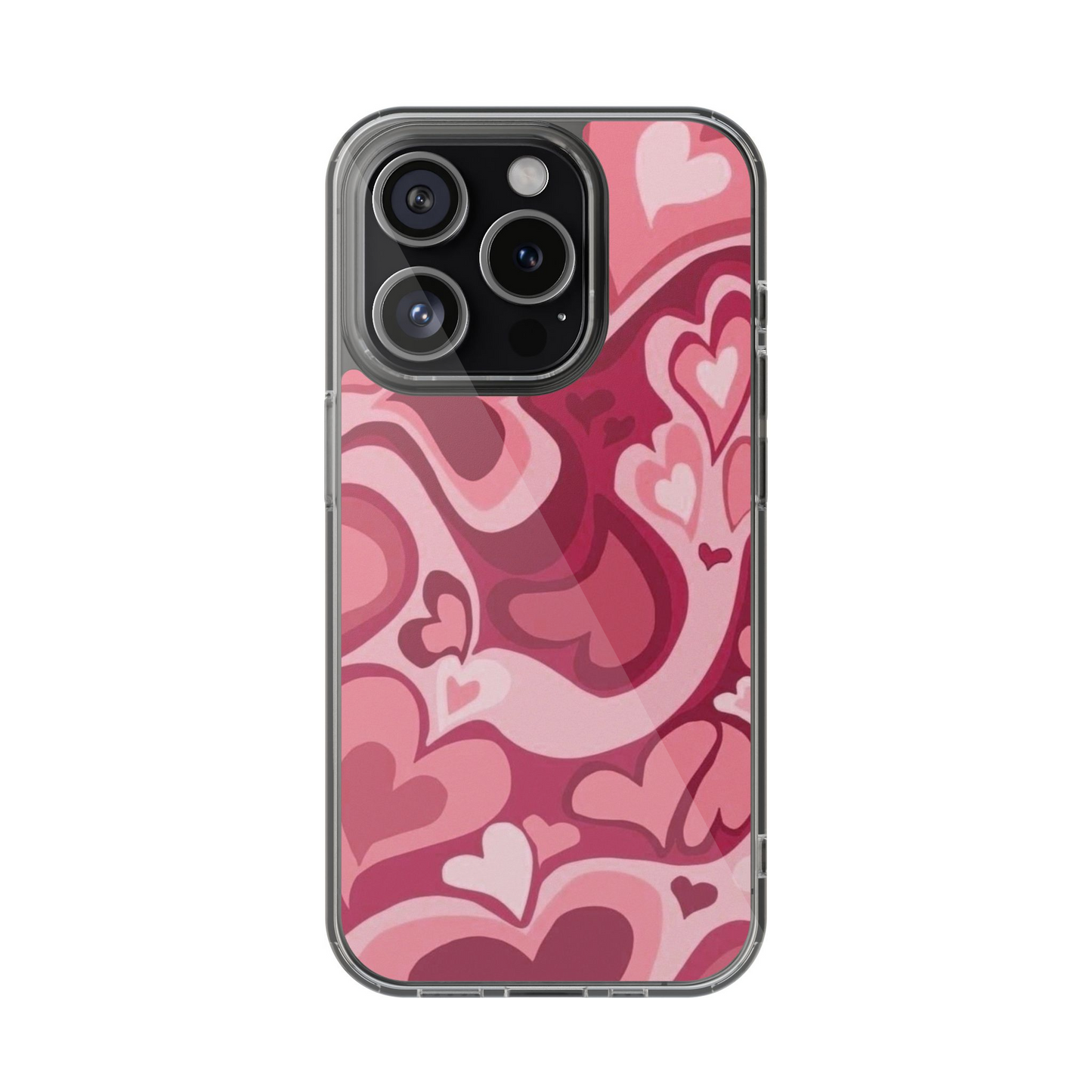 Y2K Meltdown Hearts Phone Case