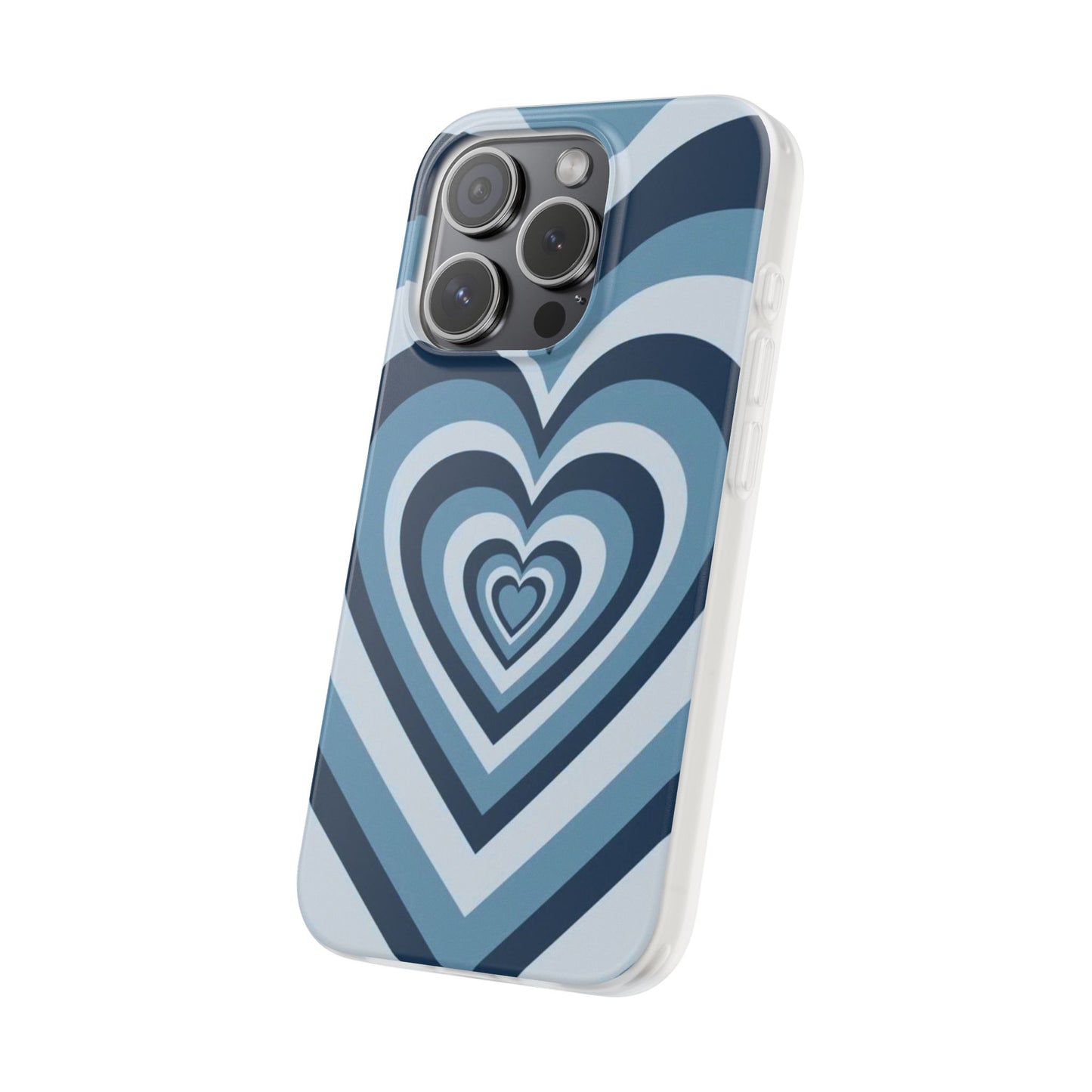 Y2K Blue Heart Phone Case