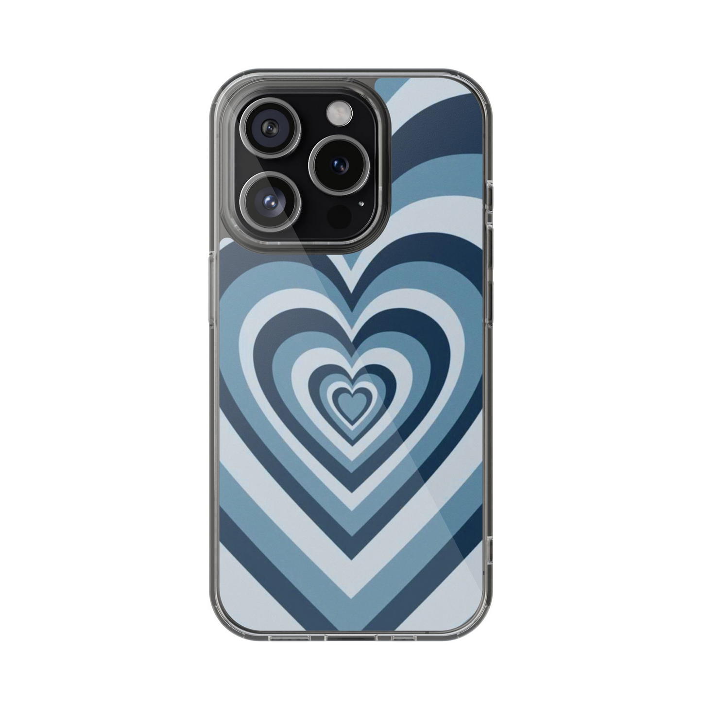 Y2K Blue Heart Phone Case