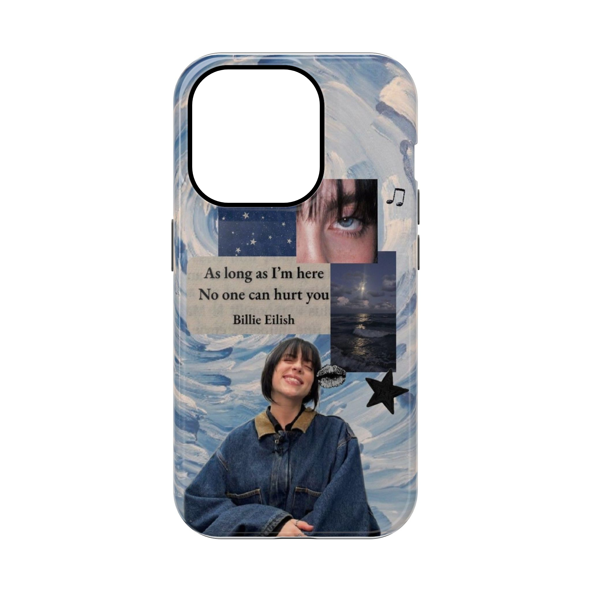 Bilie's Blue Aesthetic Phone Case | Two