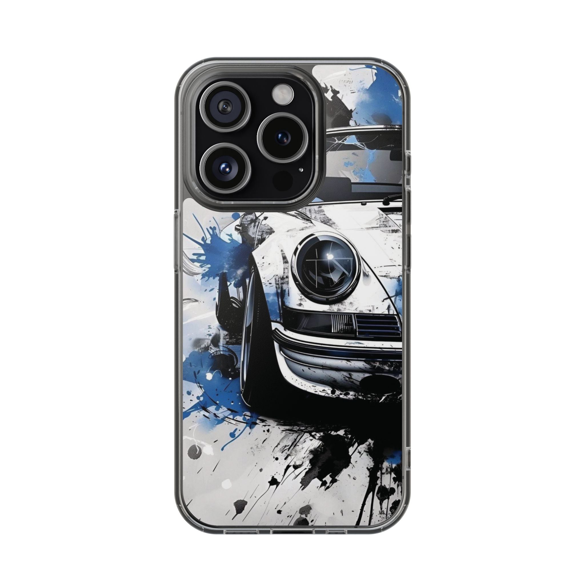 Blue and White Car Case