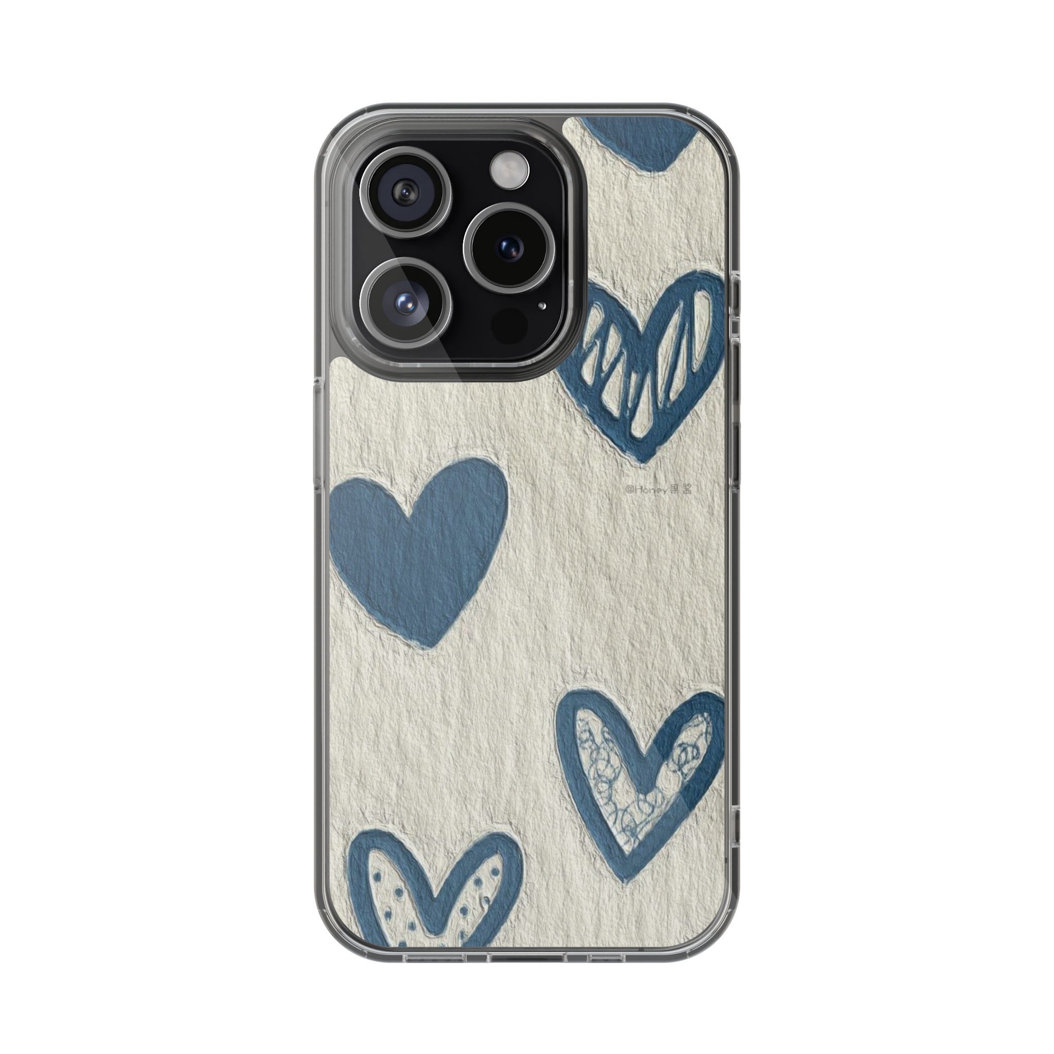 Blue Hearts Phone Case