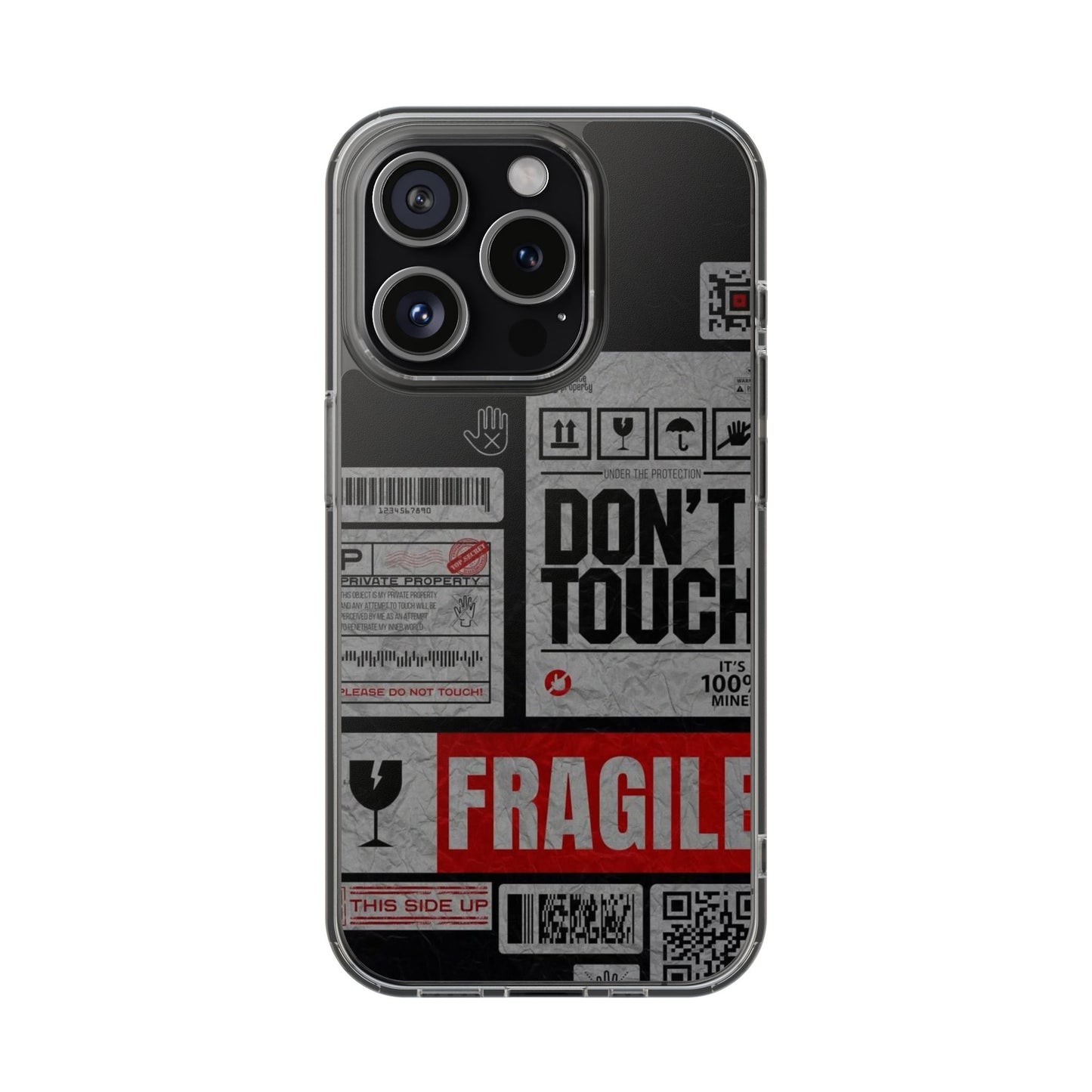 Fragile Do Not Touch Phone Case