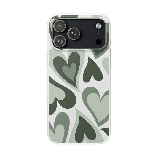 Y2K Greyish Love Phone Case