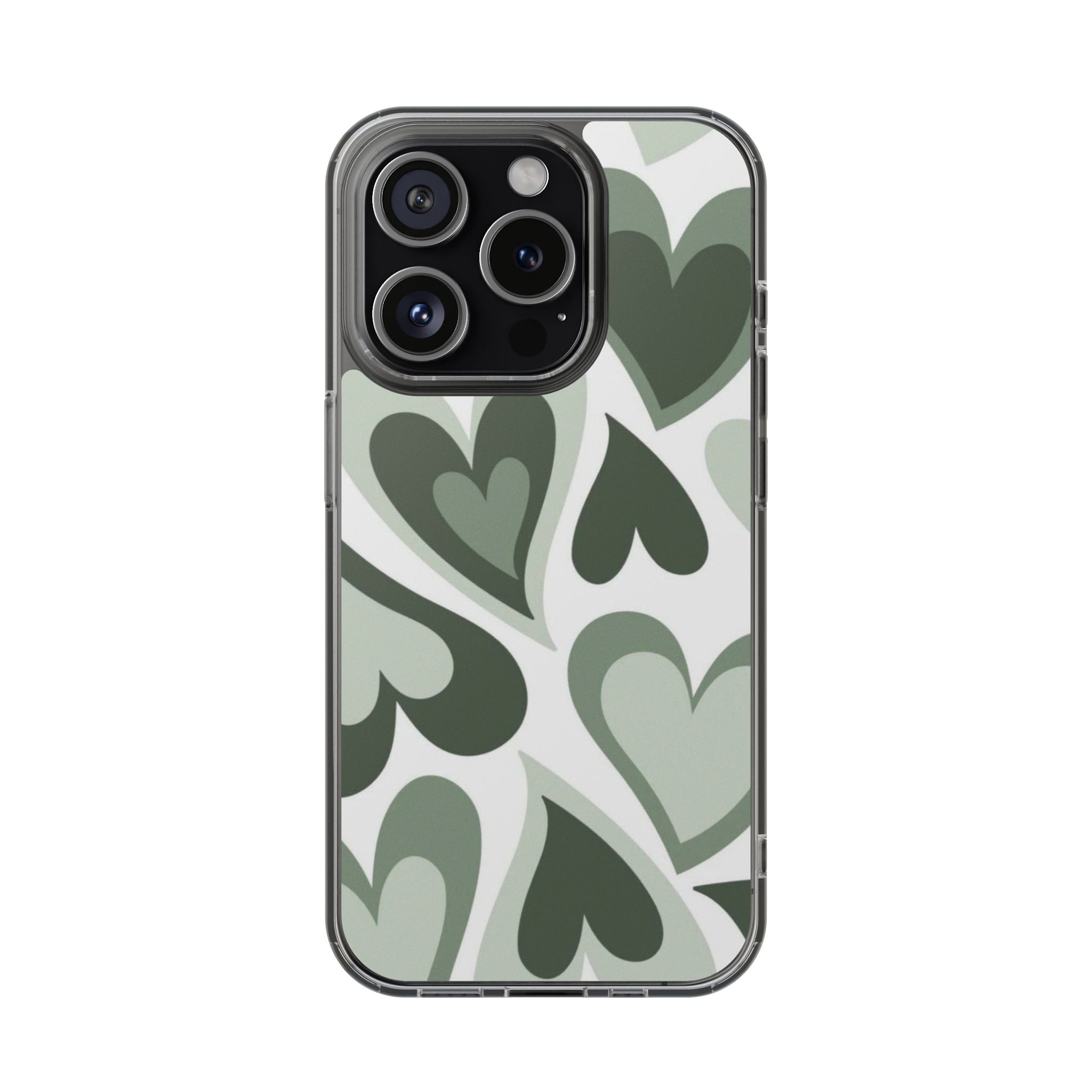 Y2K Greyish Love Phone Case