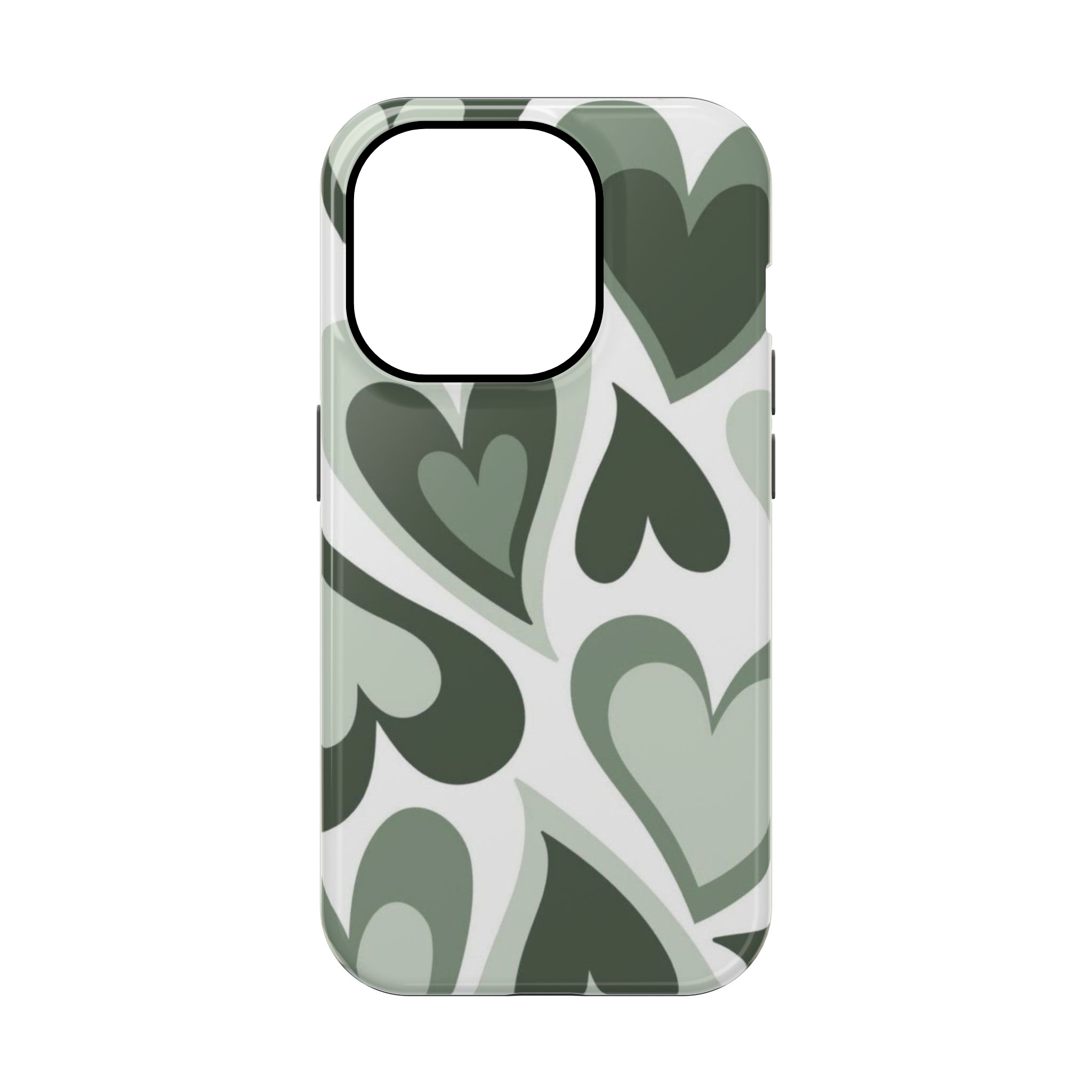 Y2K Greyish Love Phone Case