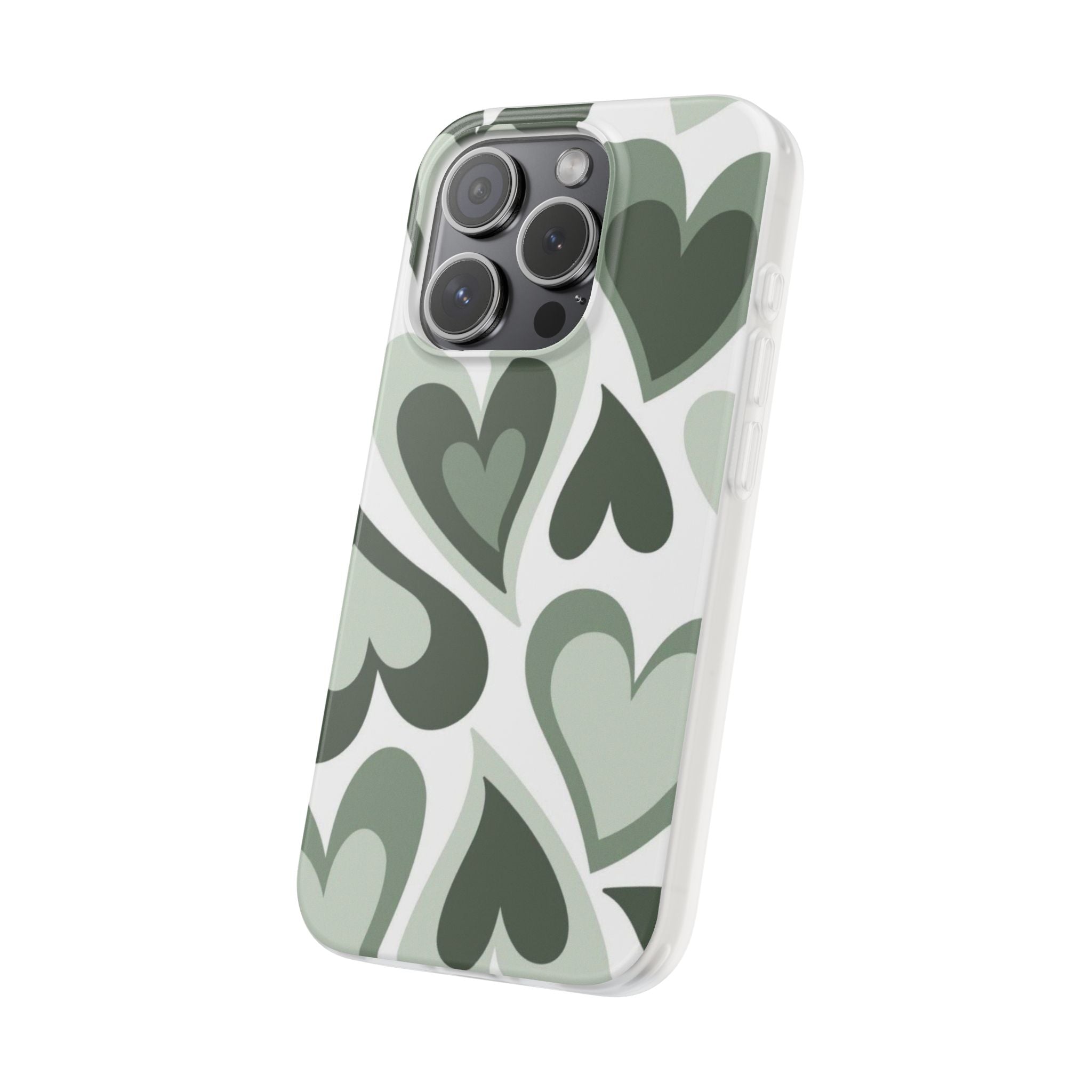 Y2K Greyish Love Phone Case