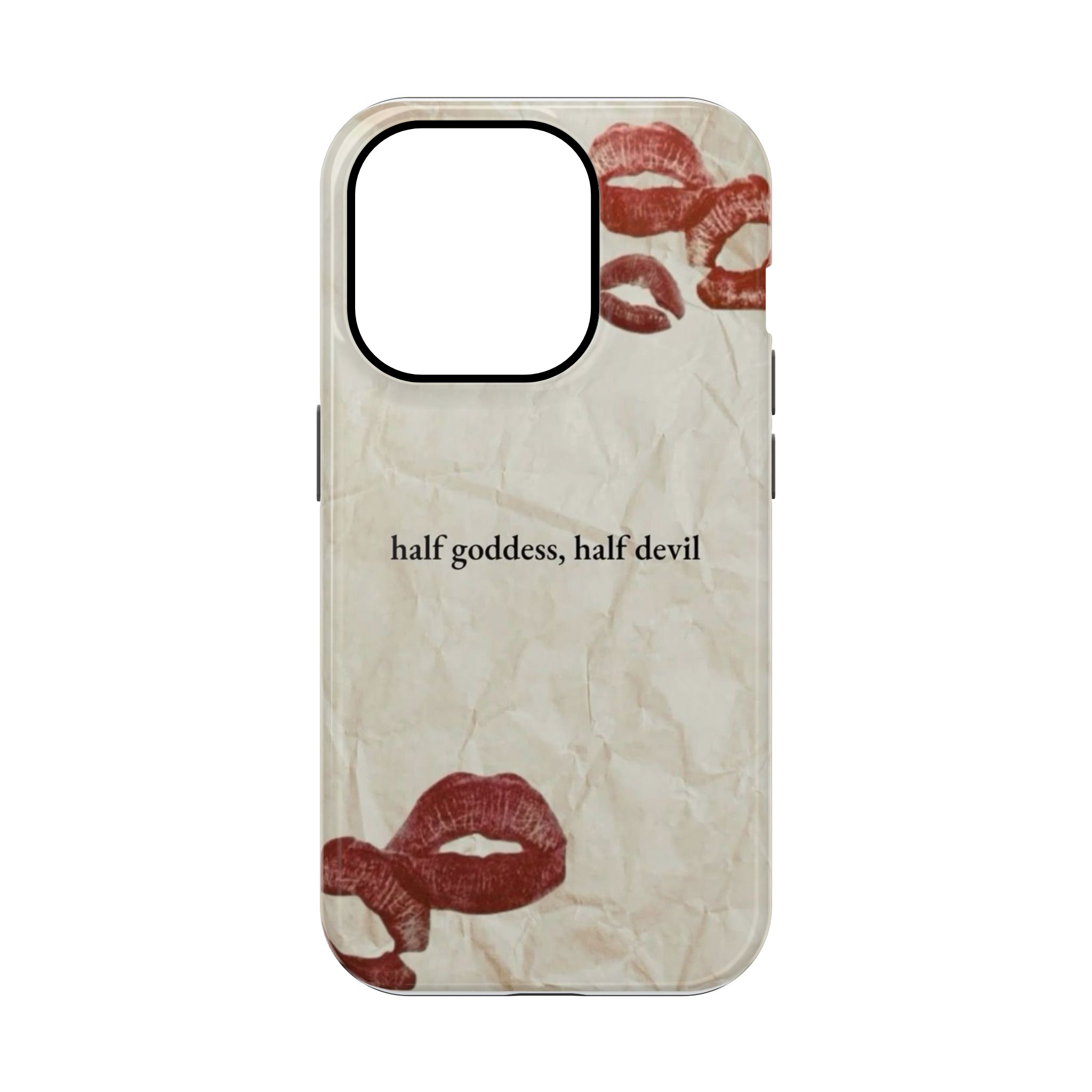 Half Goddess, Half Devil Phone Case