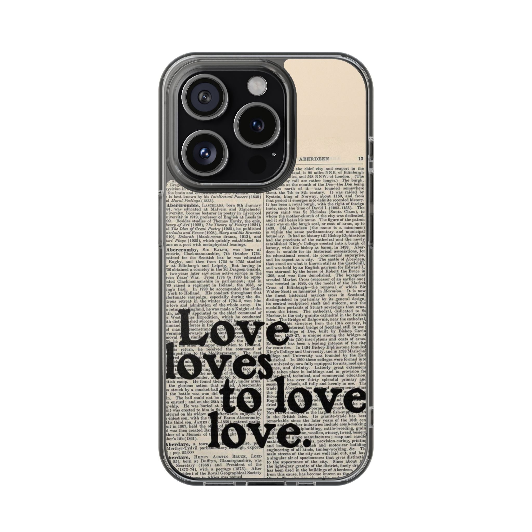 Love loves to Love love Phone Case