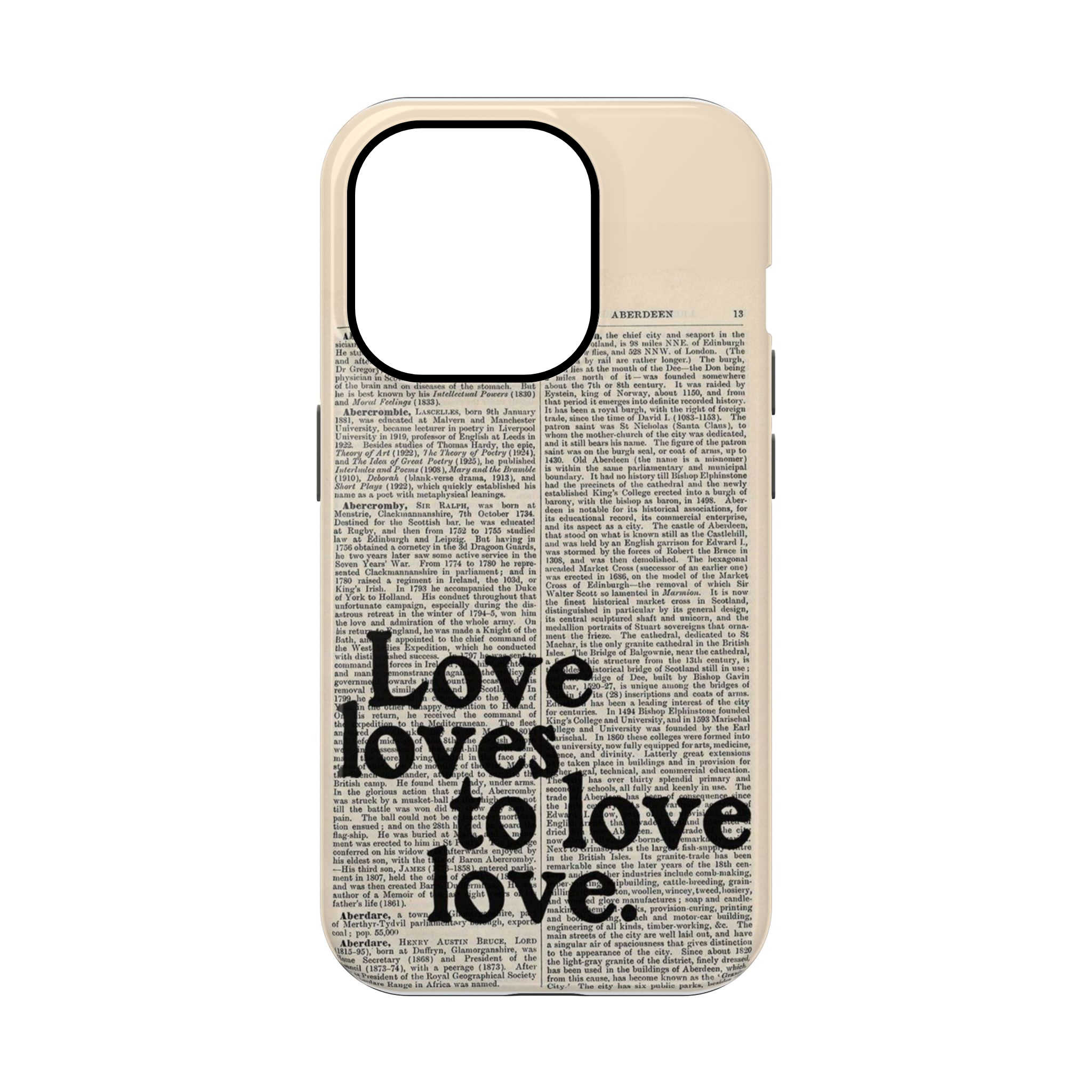 Love loves to Love love Phone Case