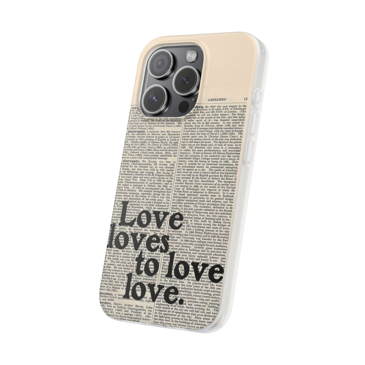 Love loves to Love love Phone Case