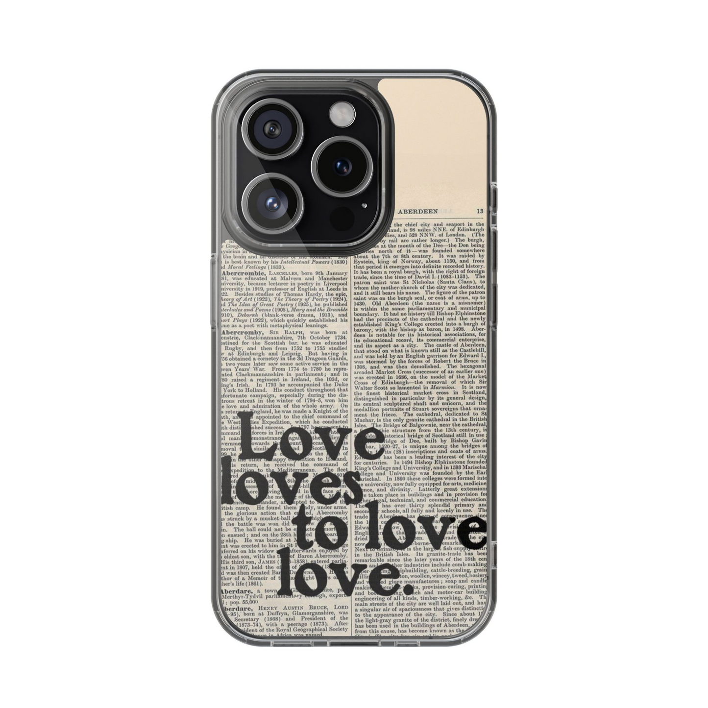 Love loves to Love love Phone Case