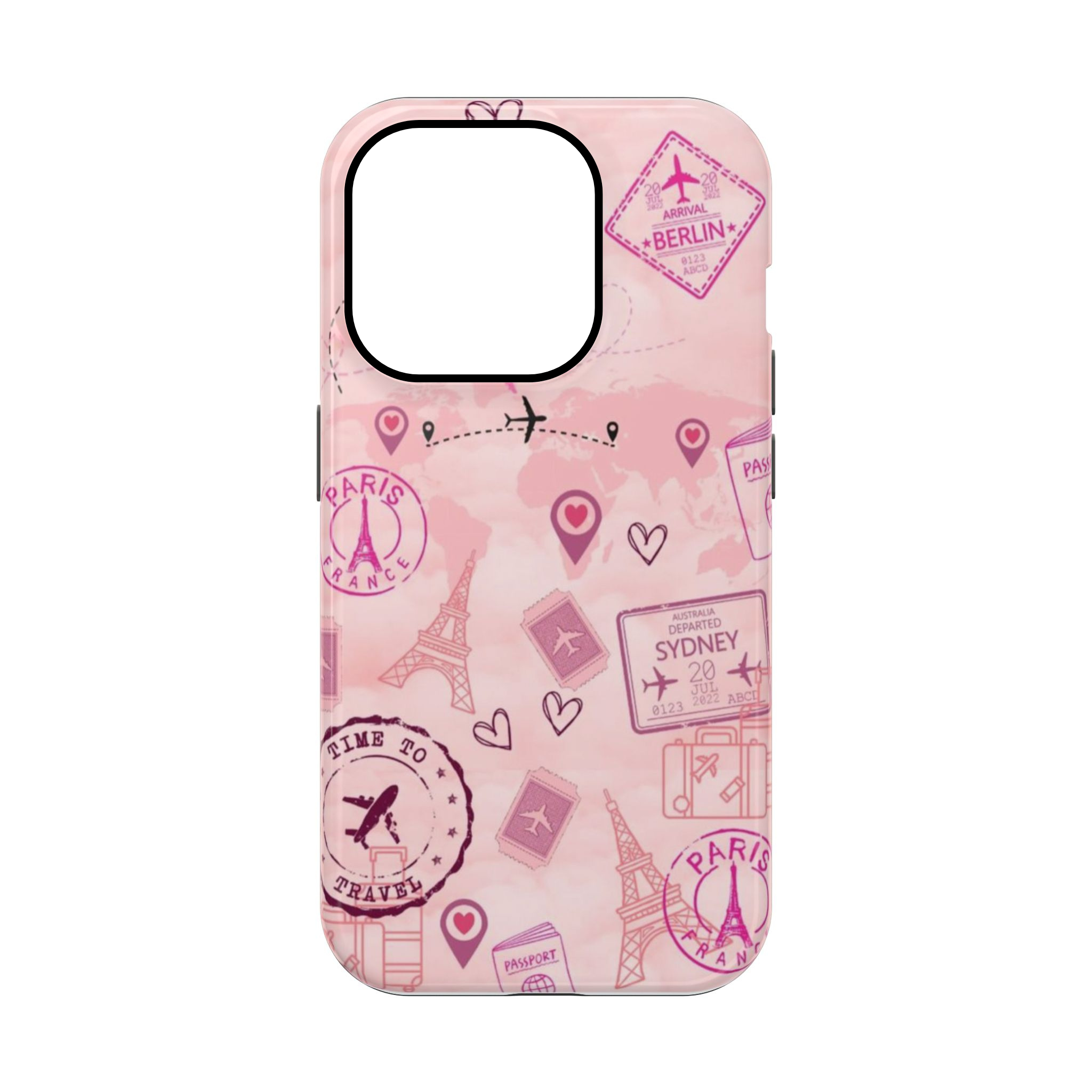 Love Together Travel Together Phone Case