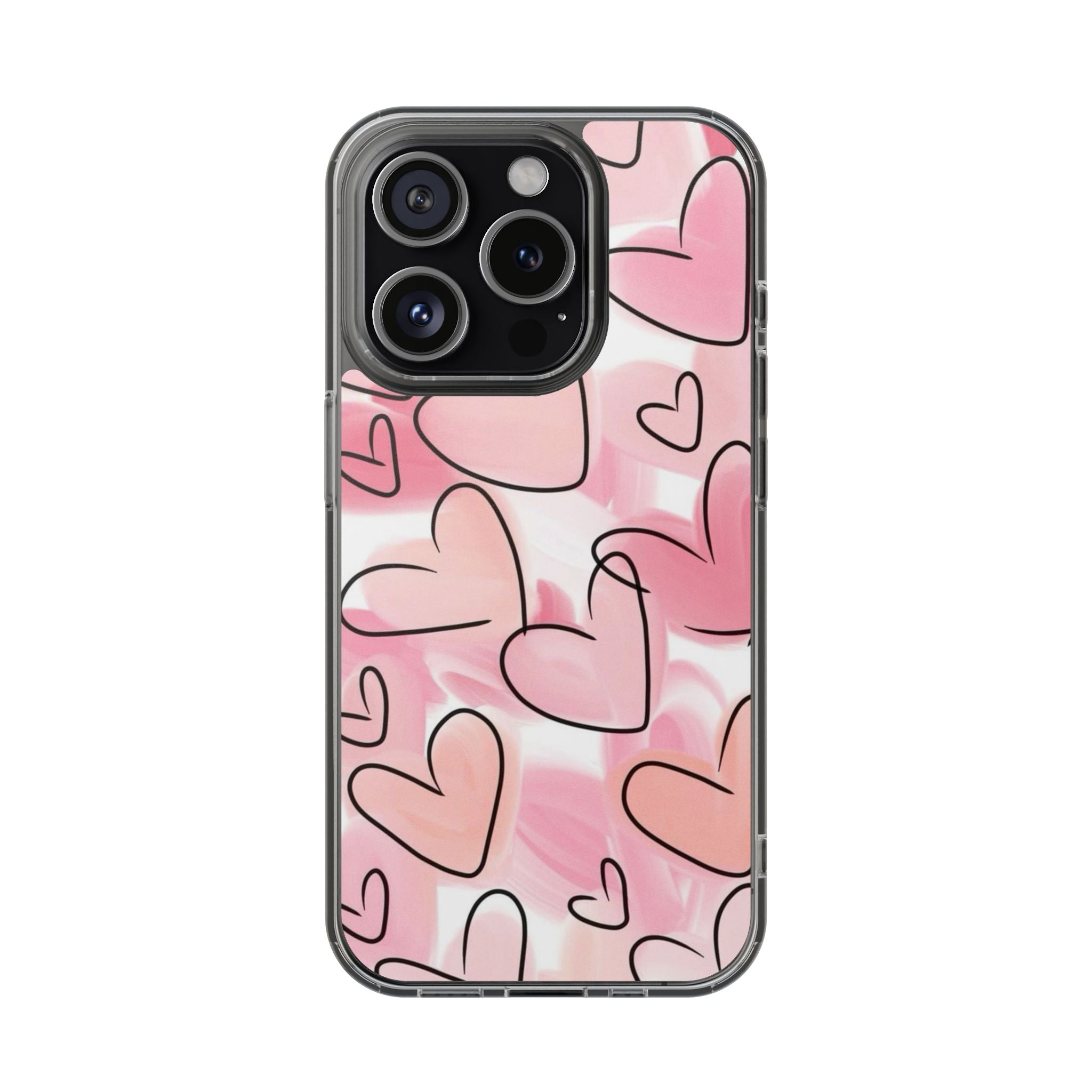 Pink Hearts Phone Case