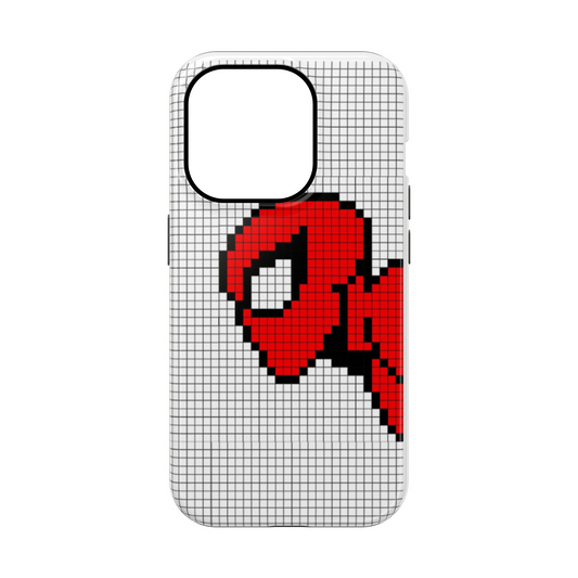 Pixelated Spiderman Phone Case