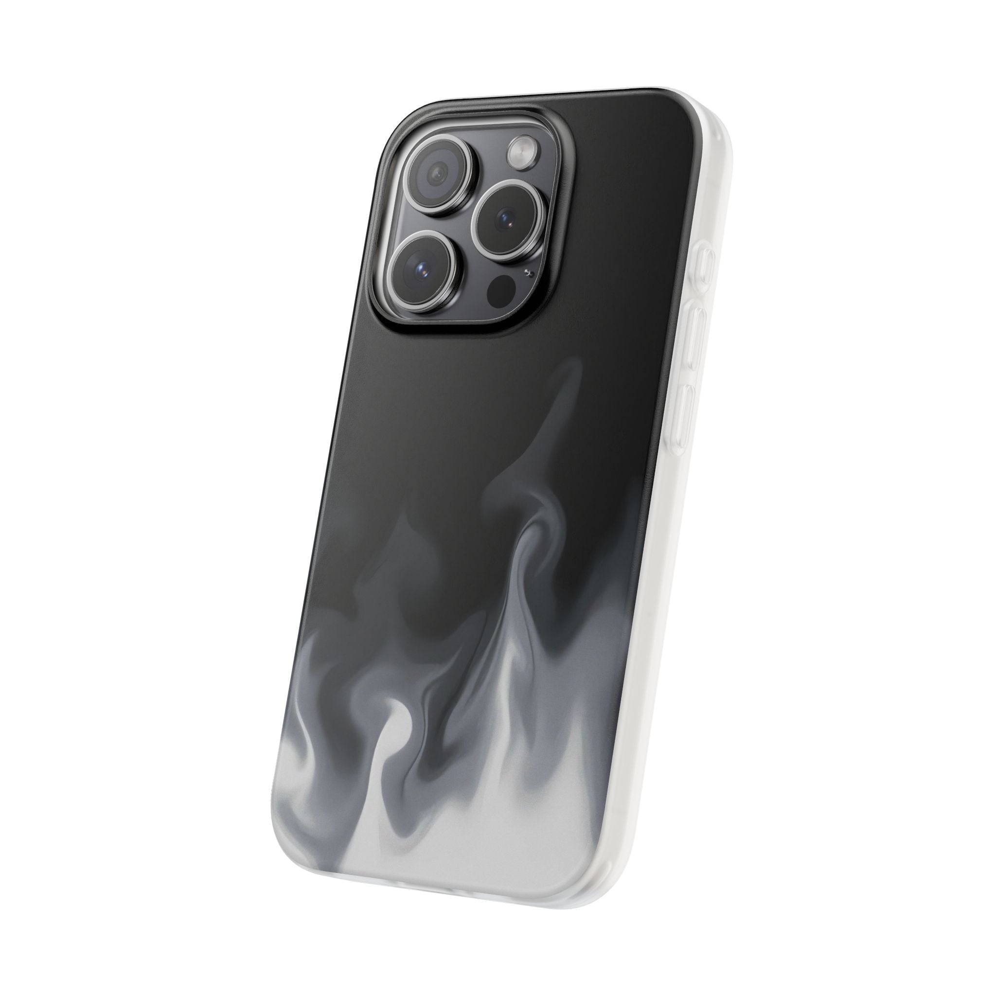Smokey Grey Flames Phone Case